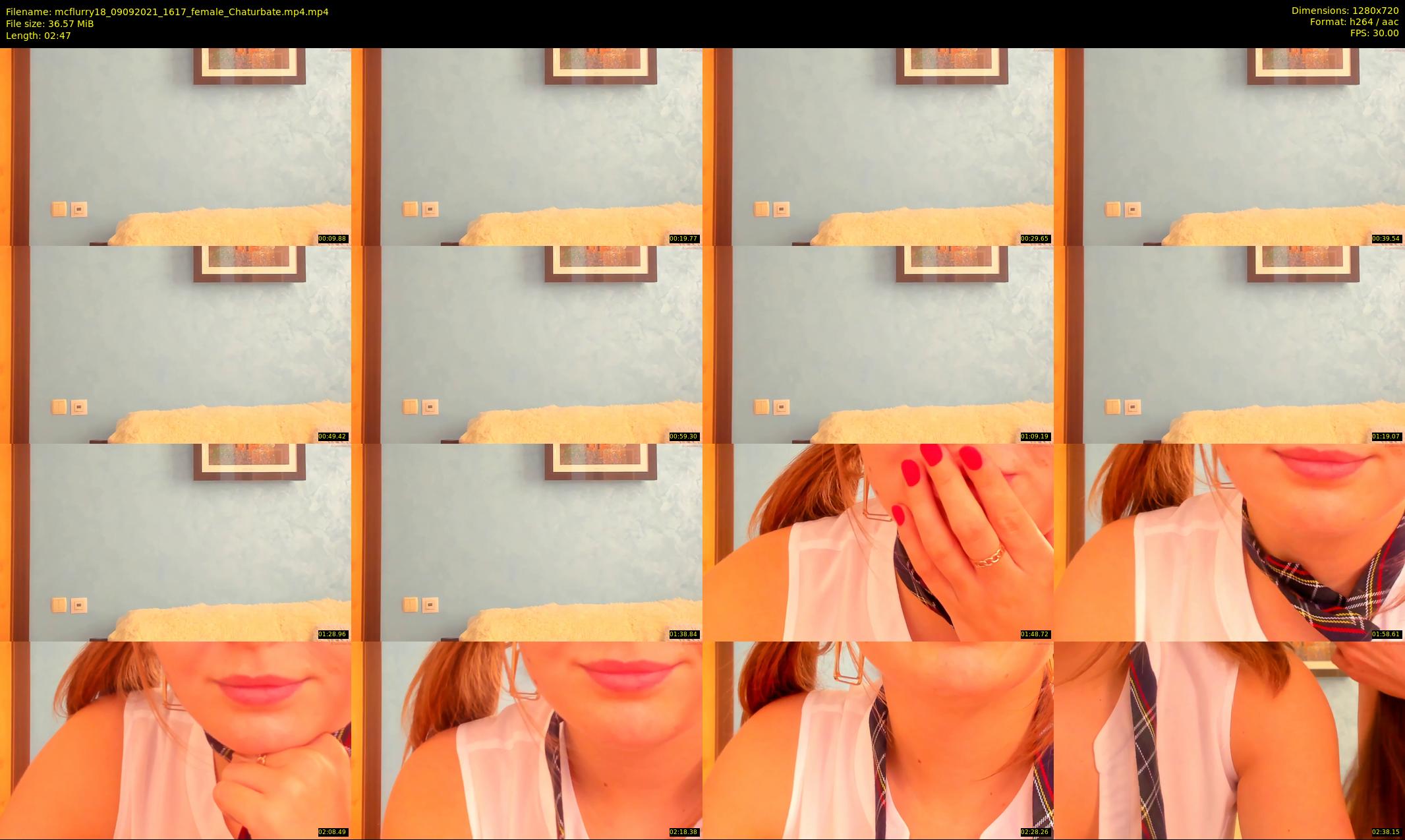 mcflurry18 — 3 minute Chaturbate female cam show recording, 720p, Sep 9, 2021