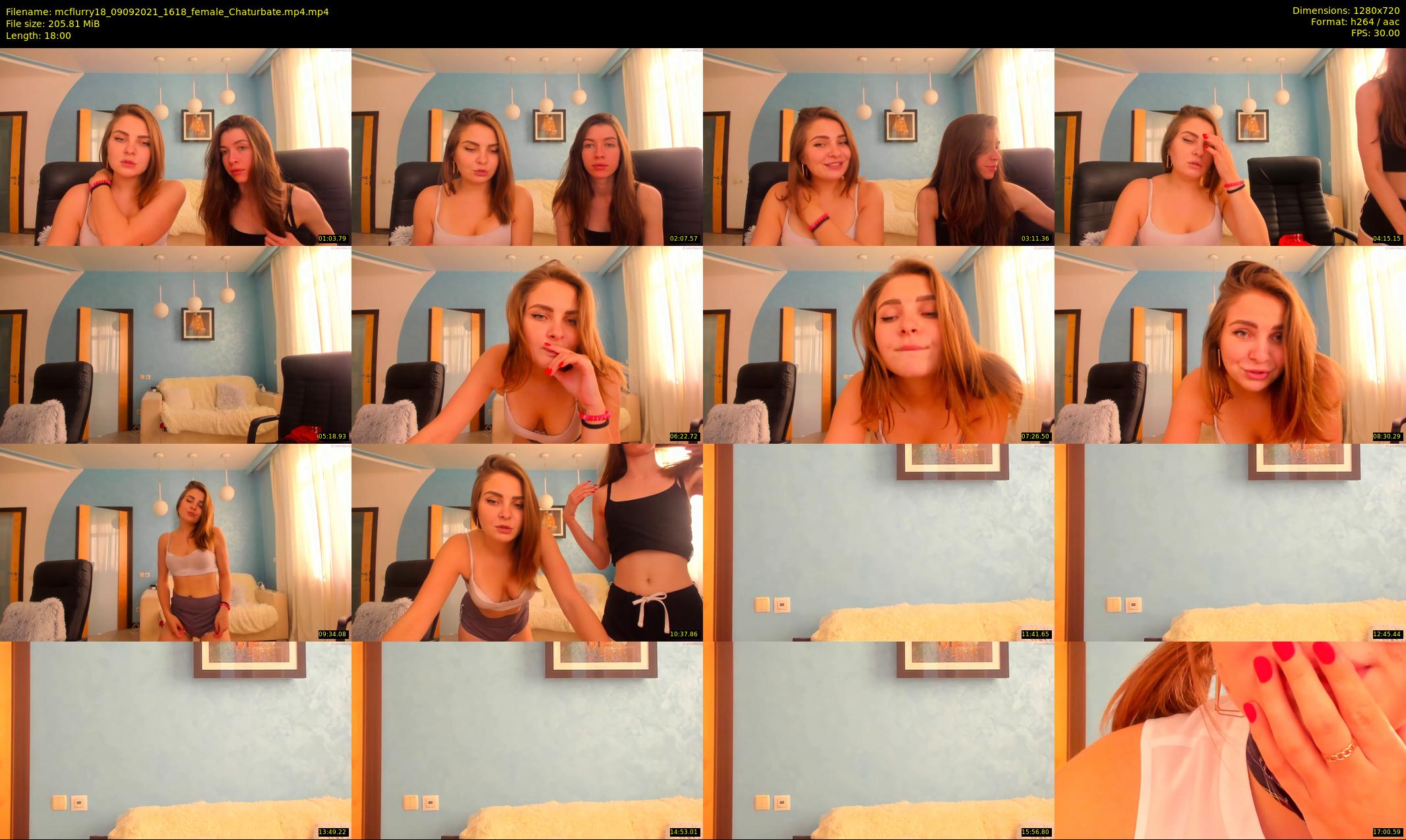 mcflurry18 — 18 minute Chaturbate female cam show recording, 720p, Sep 9, 2021