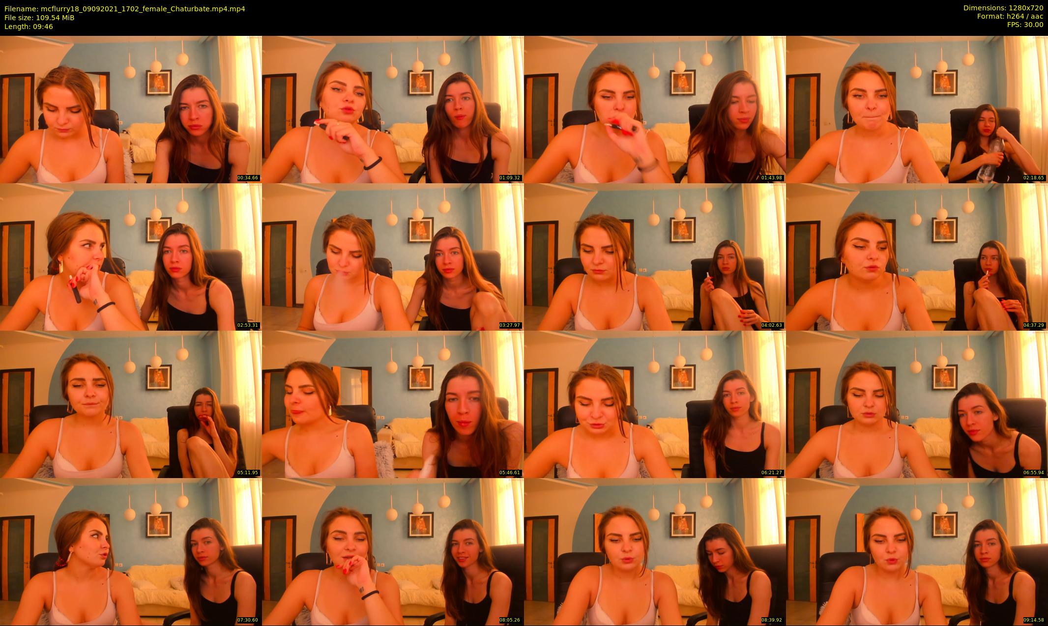 mcflurry18 — 10 minute Chaturbate female cam show recording, 720p, Sep 9, 2021