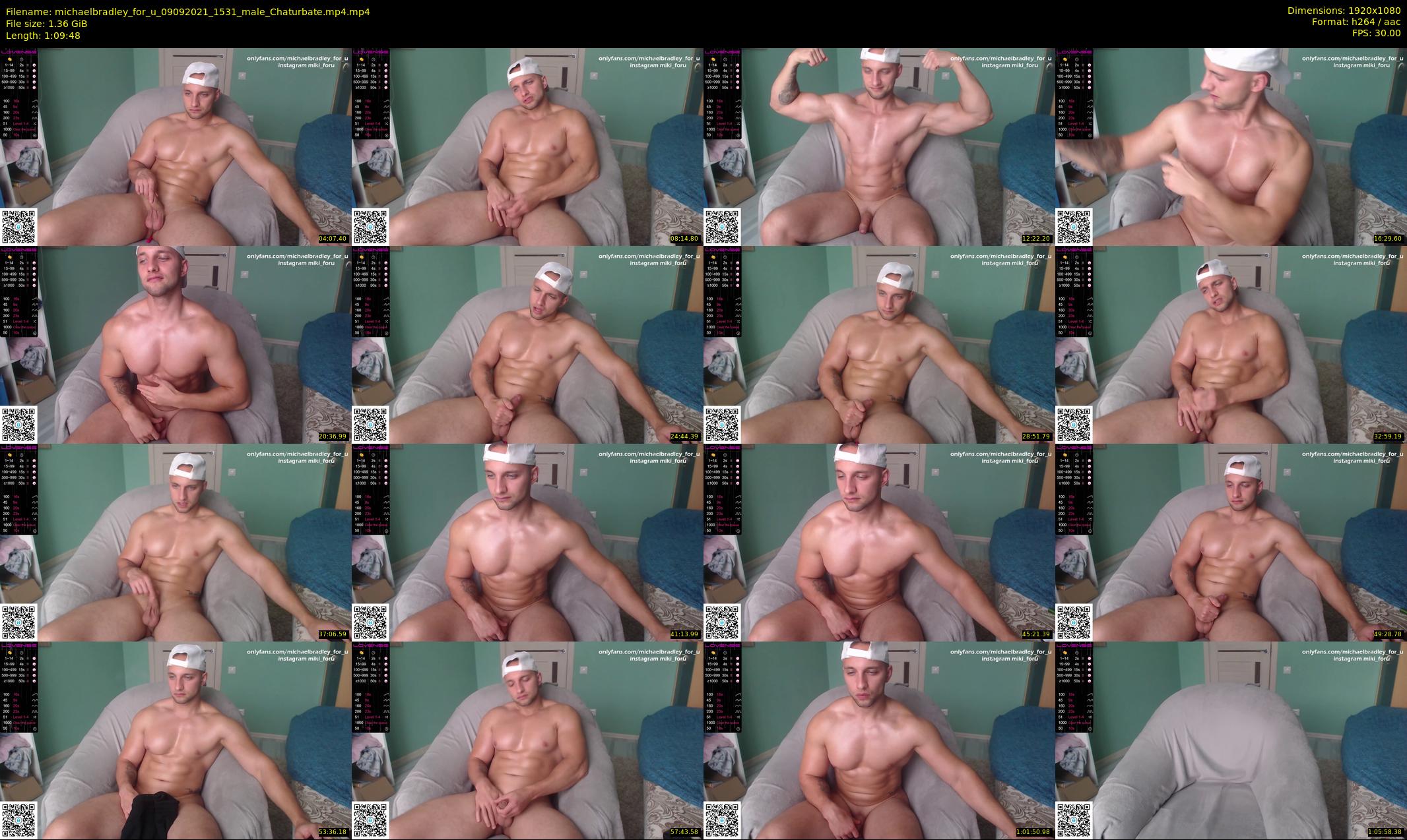 michaelbradley_for_u — 70 minute Chaturbate male cam show recording, 1080p, Sep 9, 2021