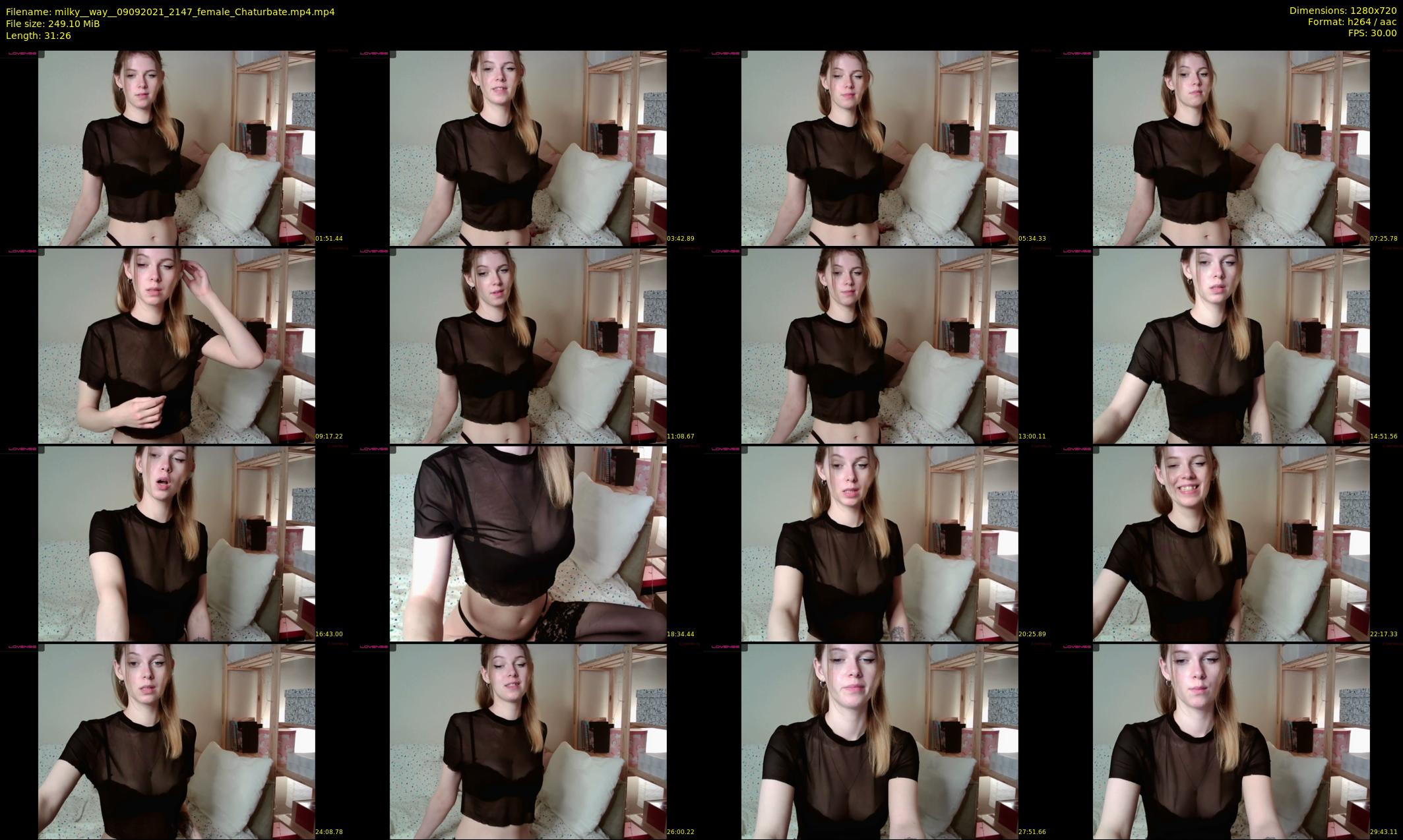 milky__way_ — 32 minute Chaturbate female cam show recording, 720p, Sep 9, 2021