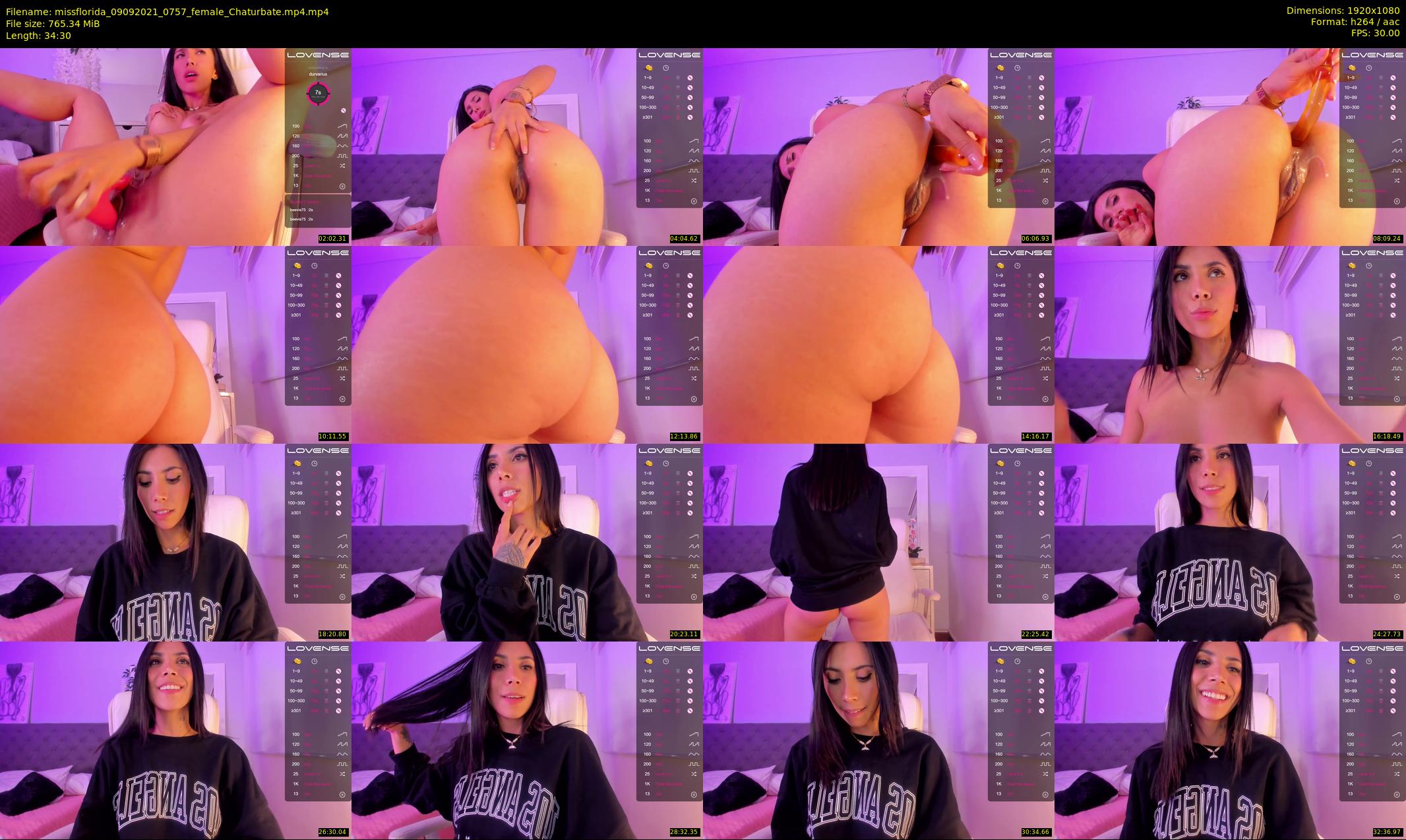 missflorida — 35 minute Chaturbate female cam show recording, 1080p, Sep 9, 2021
