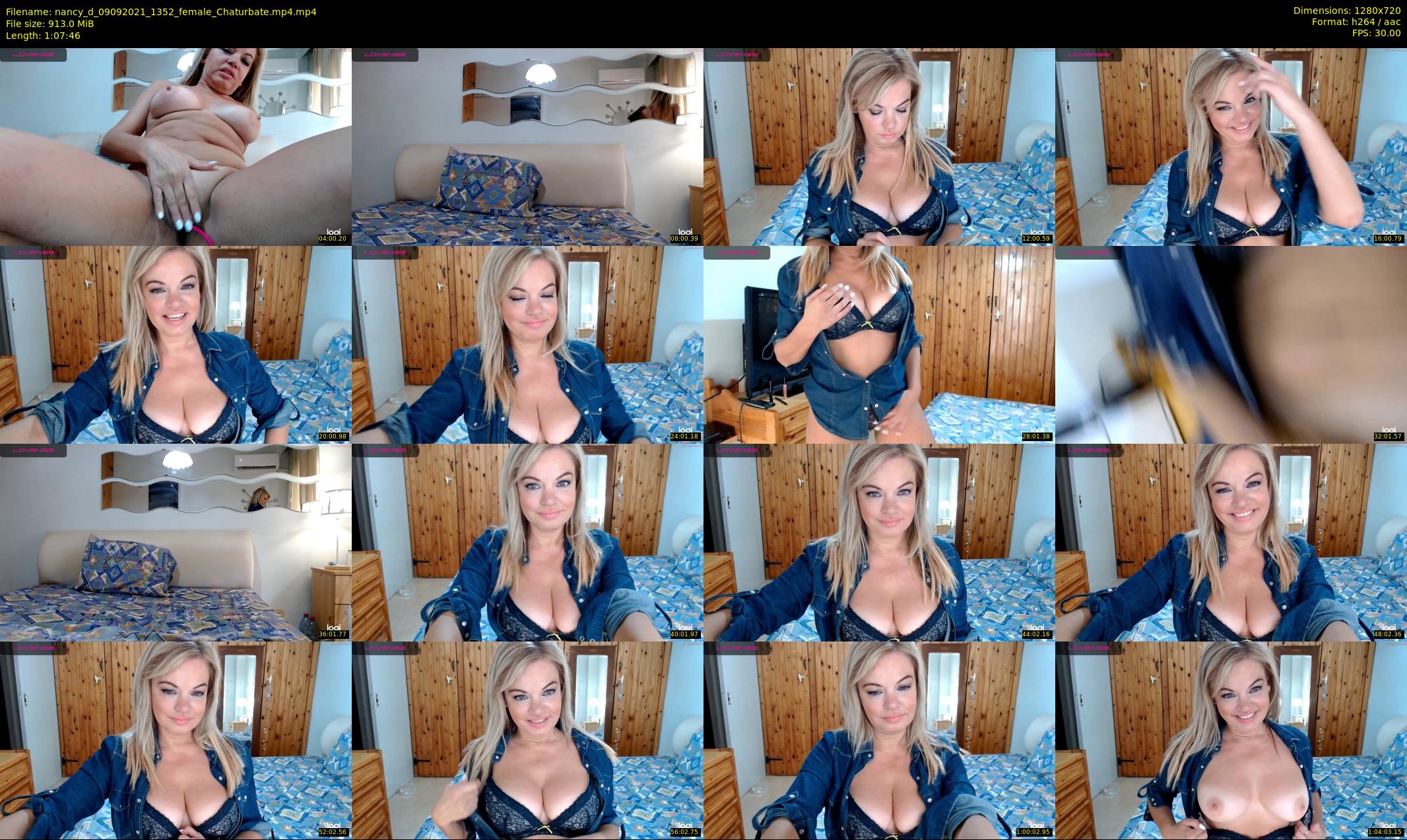 nancy_d — 68 minute Chaturbate female cam show recording, 720p, Sep 9, 2021