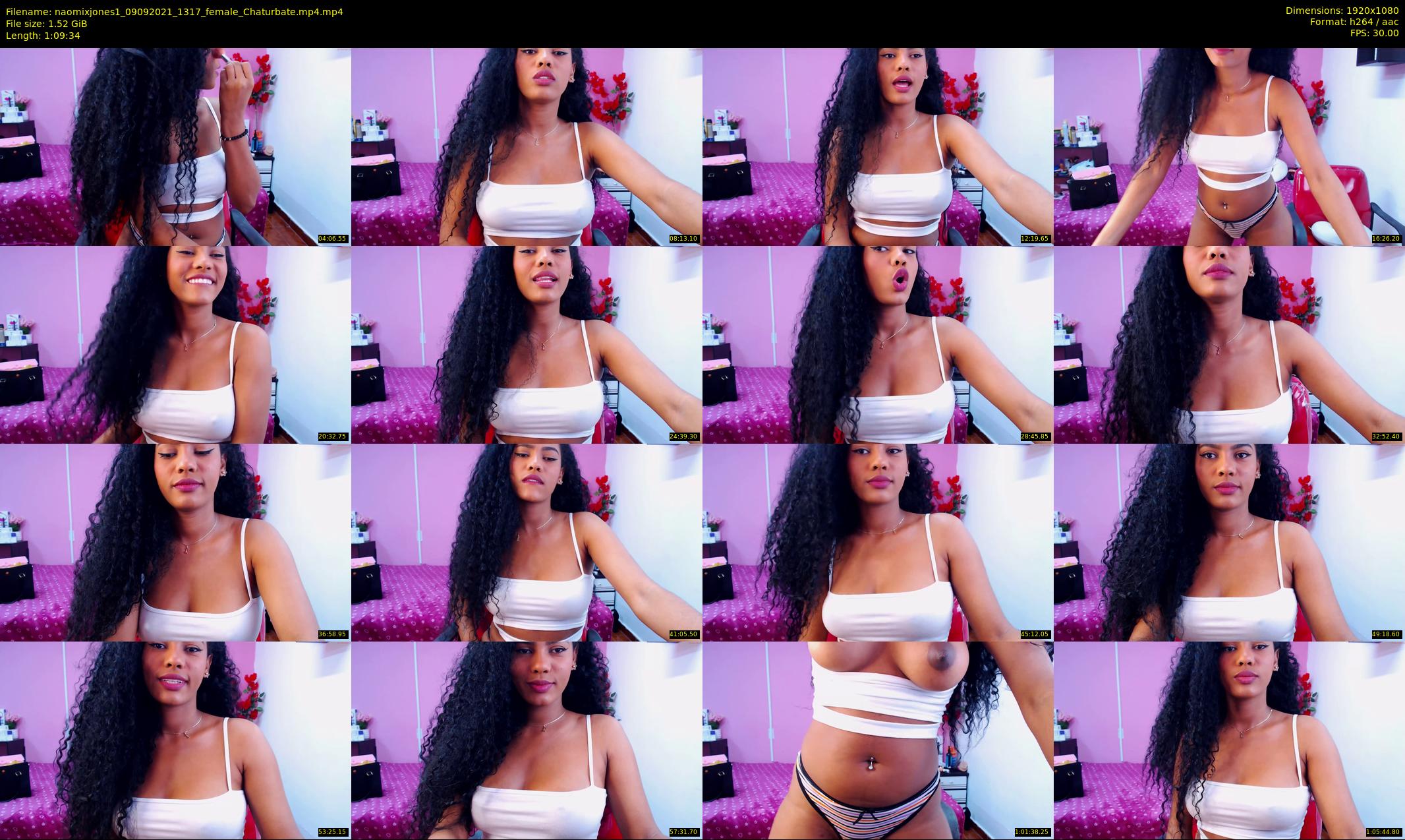 naomixjones1 — 70 minute Chaturbate female cam show recording, 1080p, Sep 9, 2021