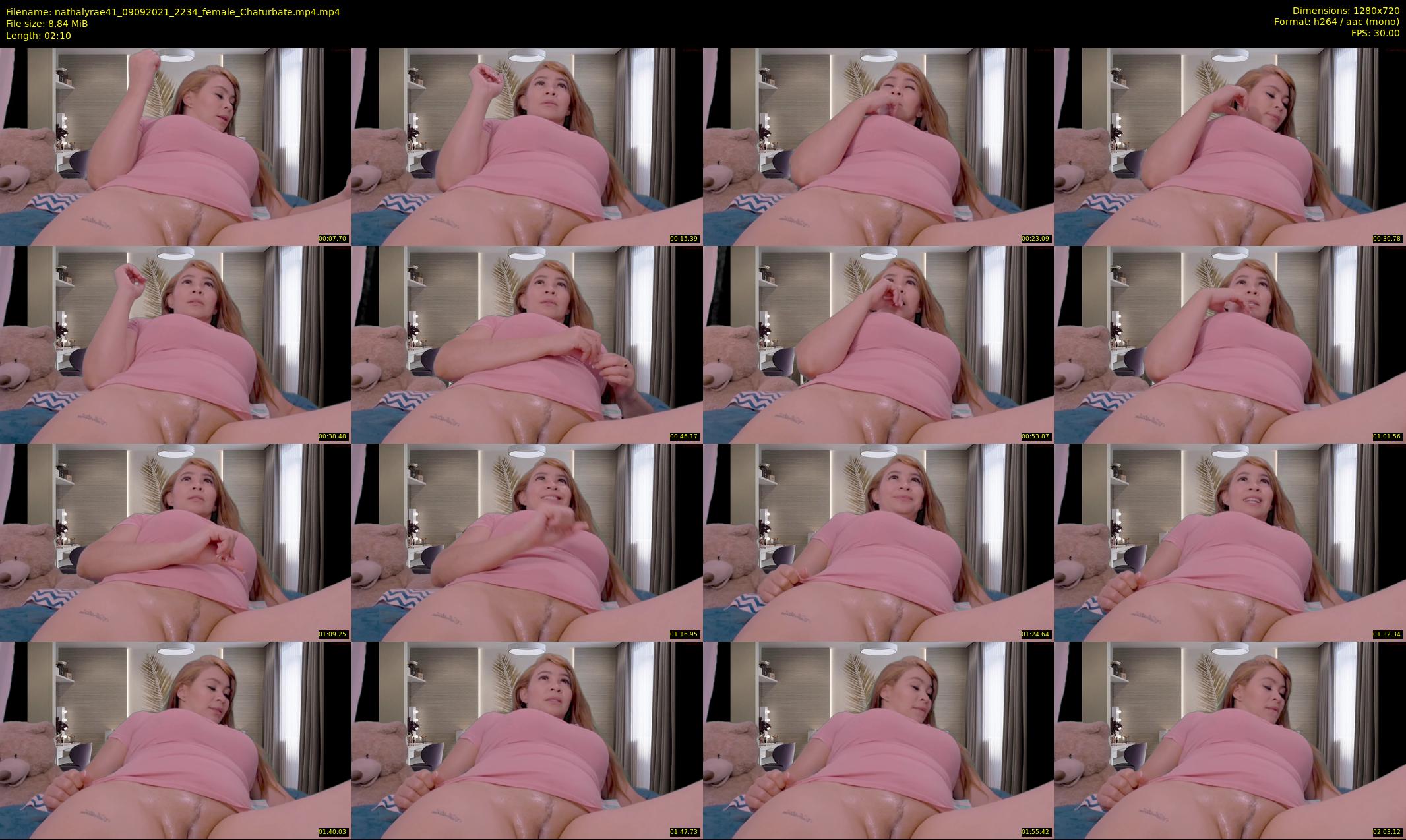 nathalyrae41 — 3 minute Chaturbate female cam show recording, 720p, Sep 9, 2021
