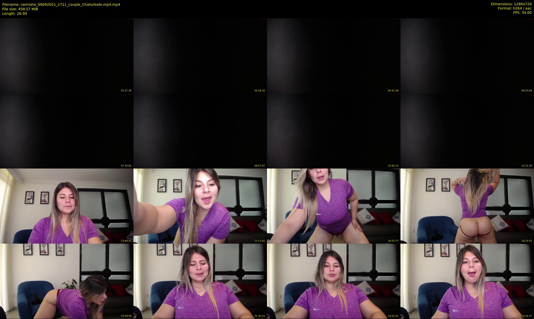 nemisha — 26 minute Chaturbate female cam show recording, 720p, Sep 9, 2021