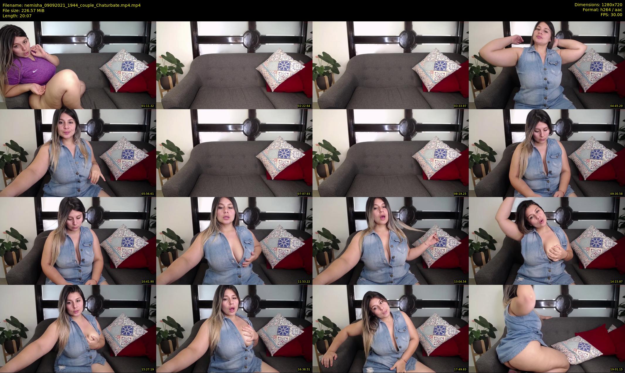 nemisha — 21 minute Chaturbate female cam show recording, 720p, Sep 9, 2021
