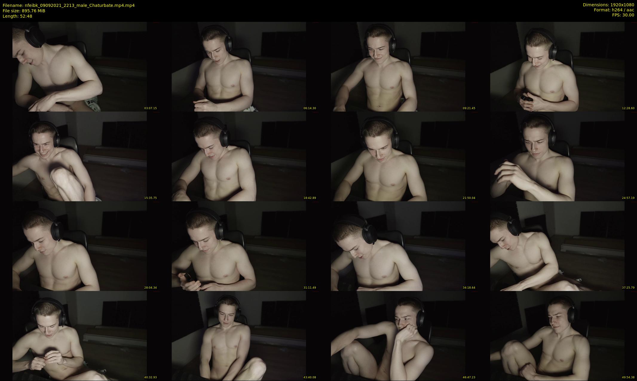 nfeibk — 53 minute Chaturbate male cam show recording, 1080p, Sep 9, 2021