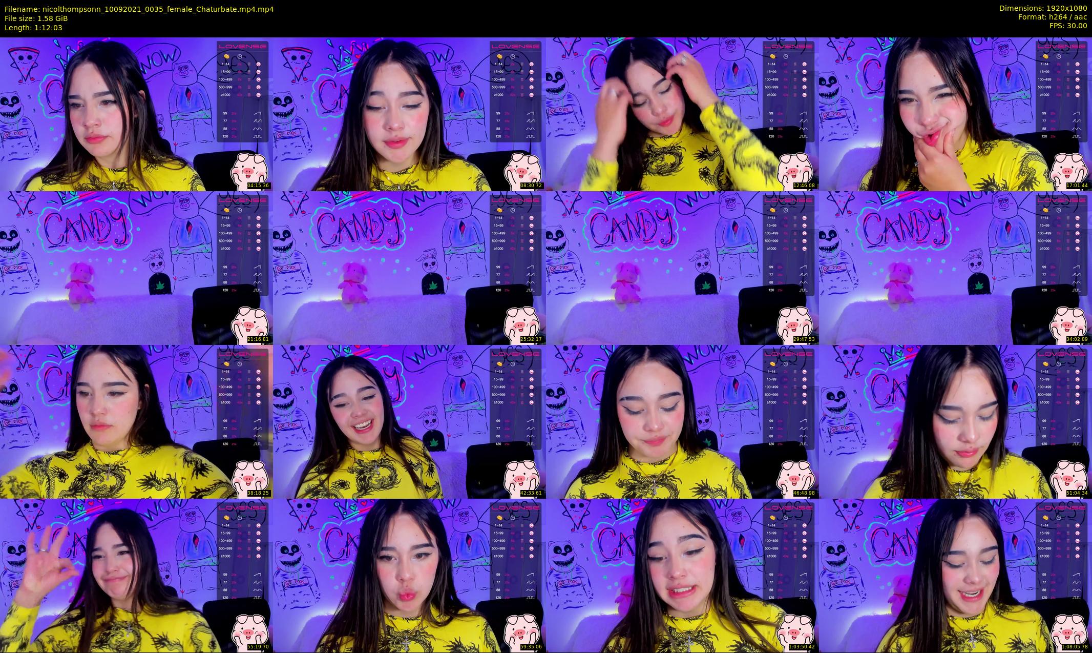 nicolthompsonn — 73 minute Chaturbate female cam show recording, 1080p, Sep 10, 2021