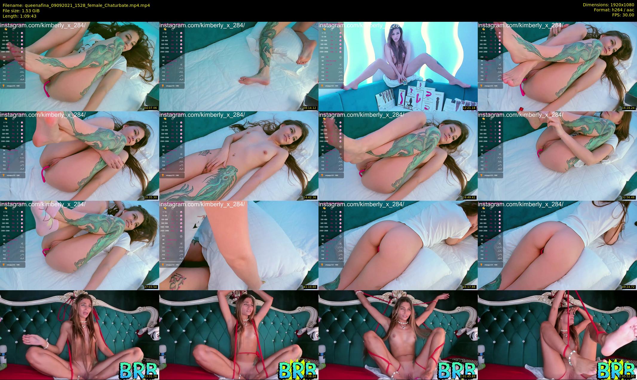queenafina — 70 minute Chaturbate female cam show recording, 1080p, Sep 9, 2021