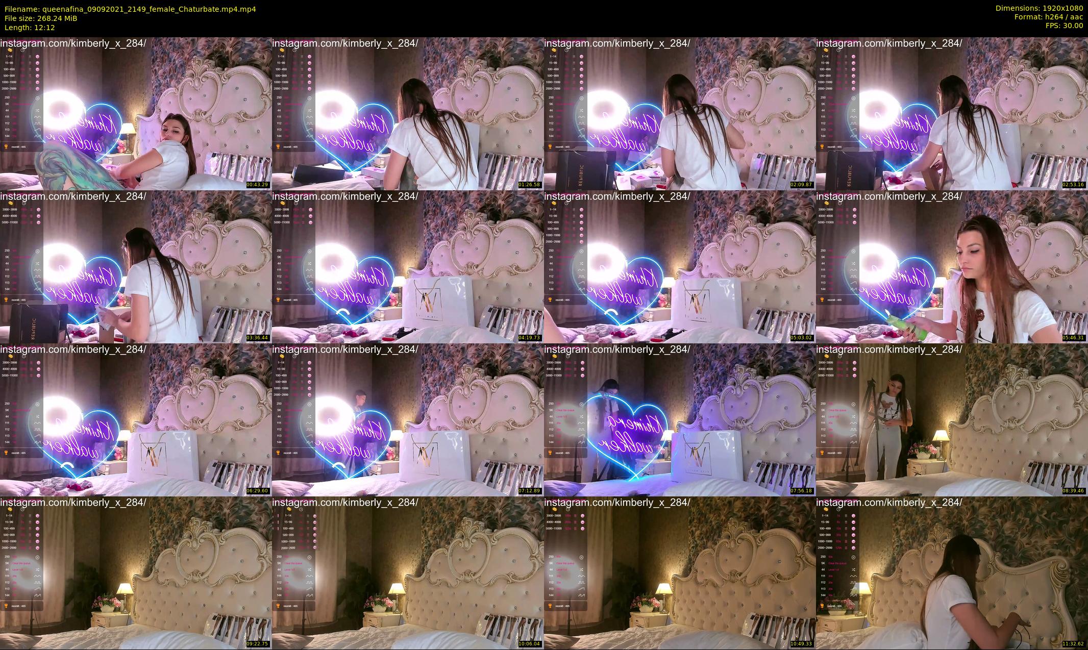 queenafina — 13 minute Chaturbate female cam show recording, 1080p, Sep 9, 2021