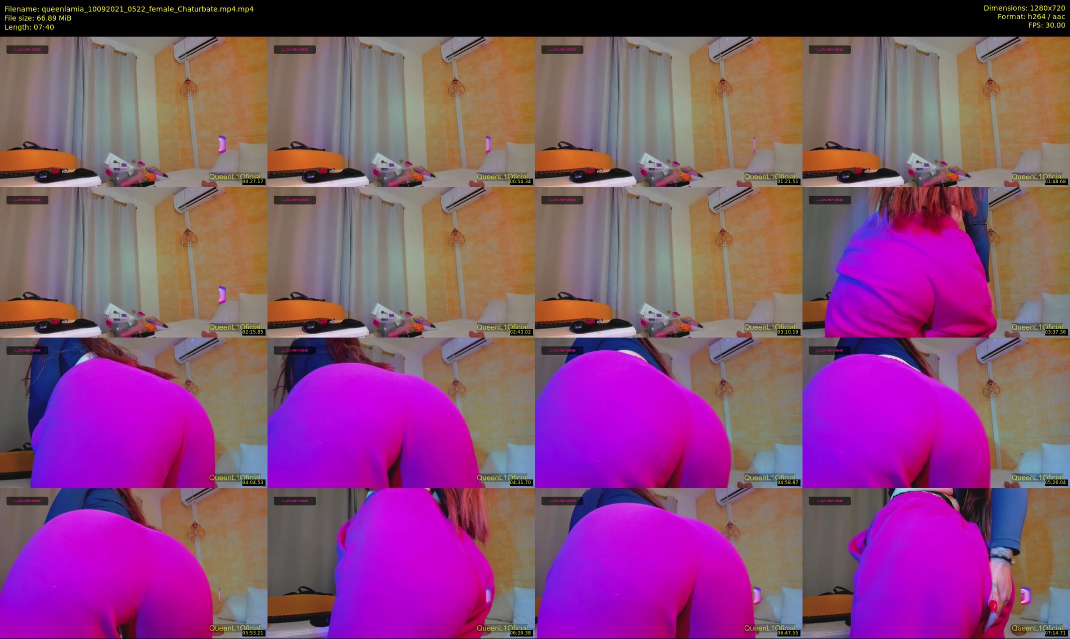 queenlamia — 8 minute Chaturbate female cam show recording, 720p, Sep 10, 2021