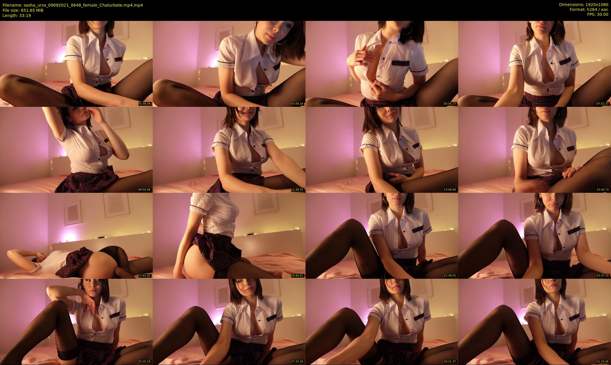 sasha_ursx — 34 minute Chaturbate female cam show recording, 1080p, Sep 9, 2021