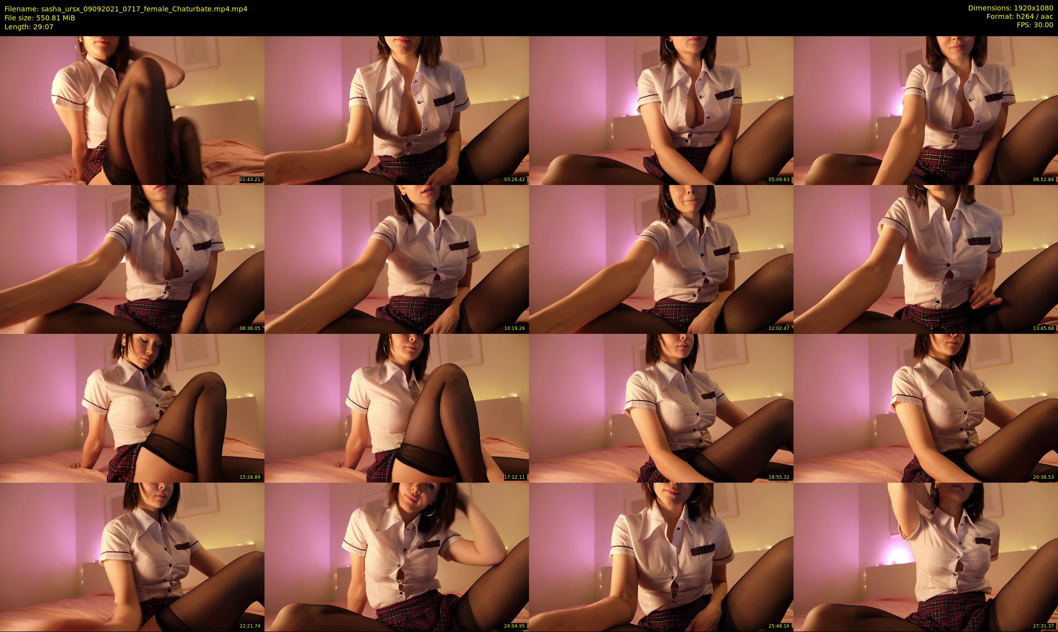 sasha_ursx — 30 minute Chaturbate female cam show recording, 1080p, Sep 9, 2021