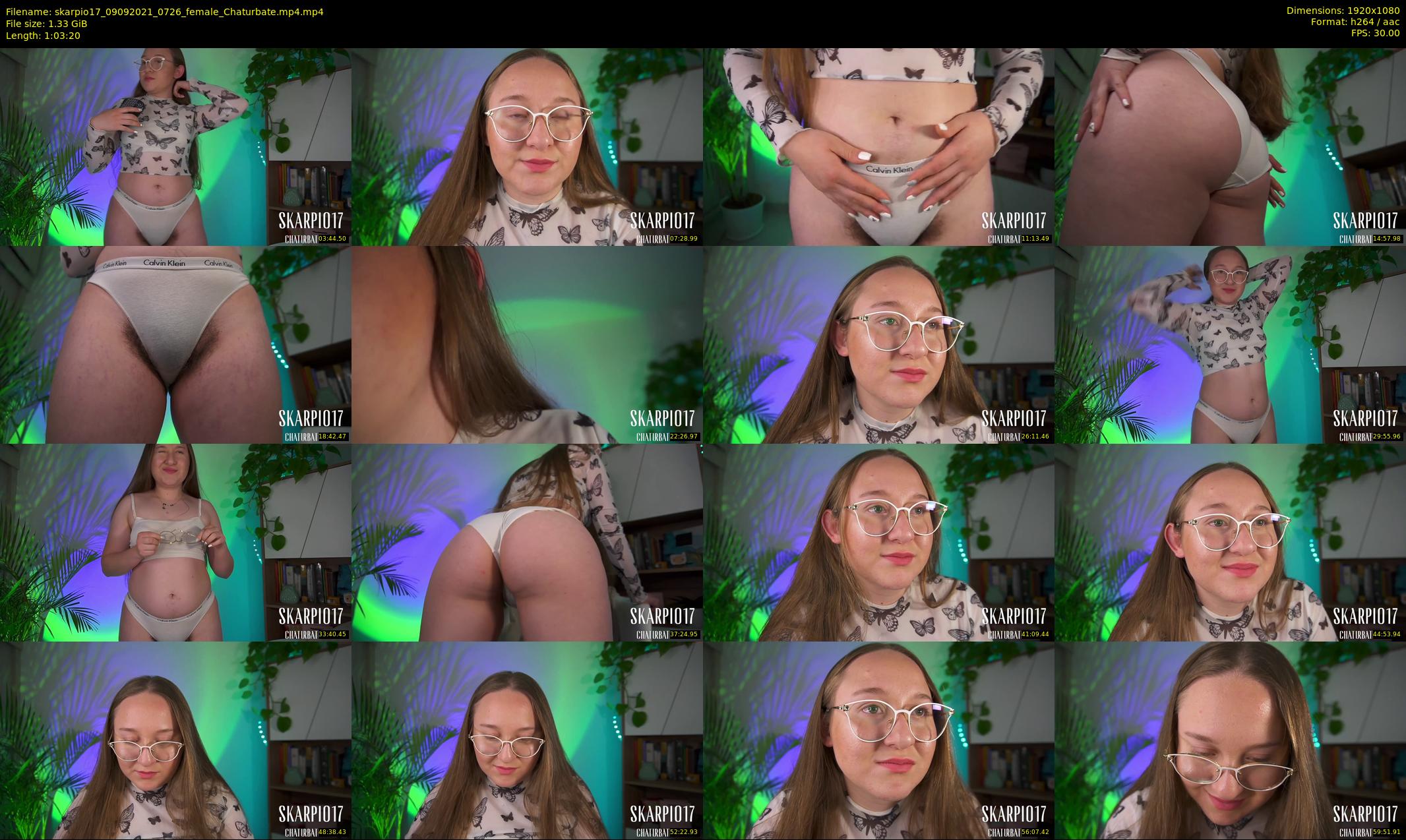 skarpio17 — 64 minute Chaturbate female cam show recording, 1080p, Sep 9, 2021