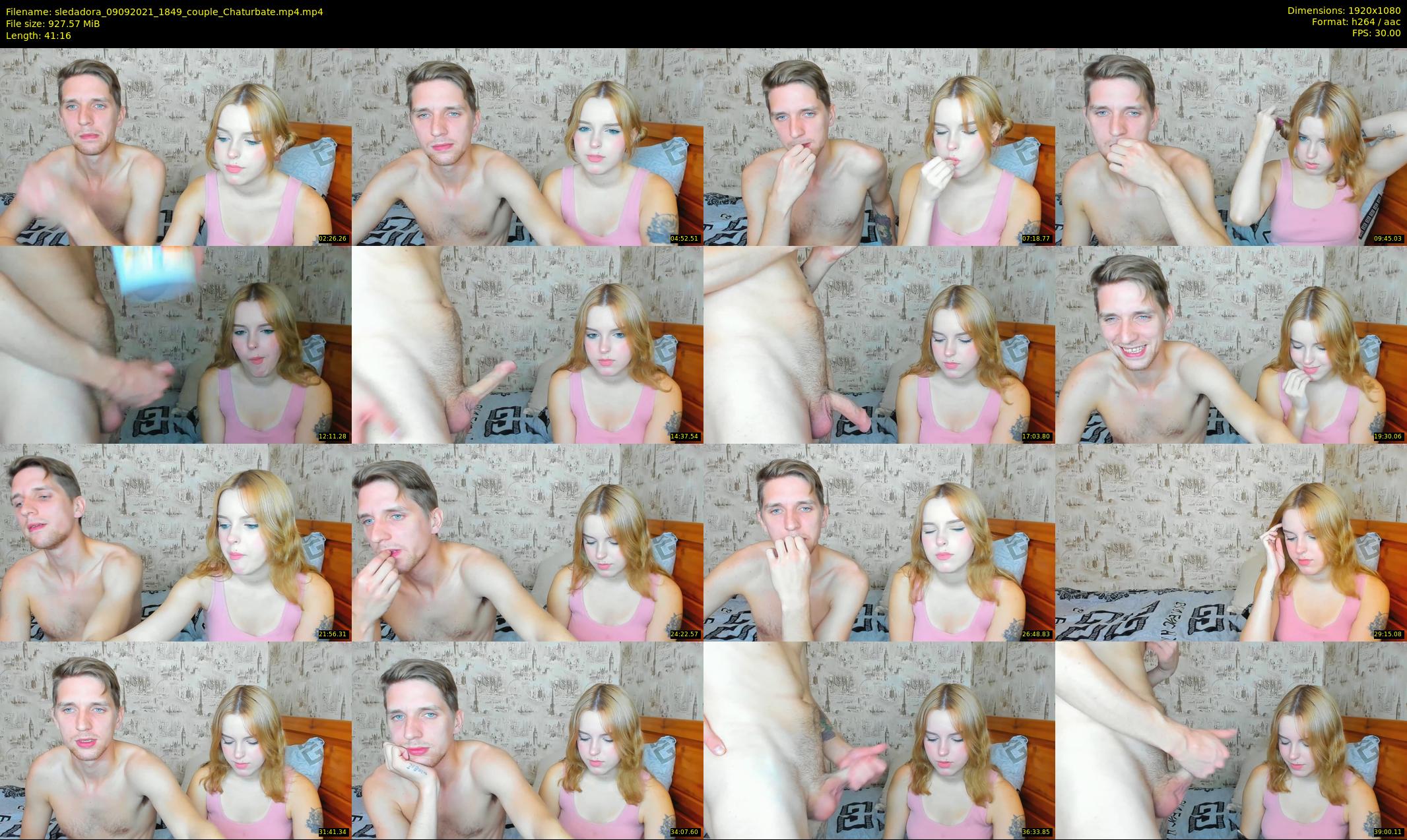 sledadora — 42 minute Chaturbate couple cam show recording, 1080p, Sep 9, 2021