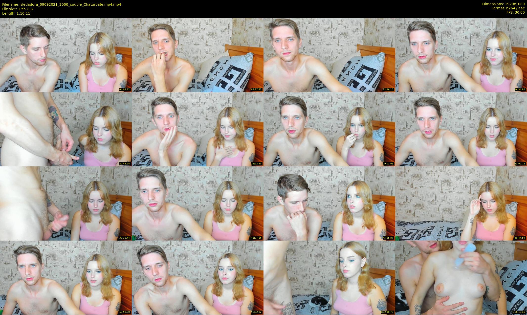 sledadora — 71 minute Chaturbate couple cam show recording, 1080p, Sep 9, 2021