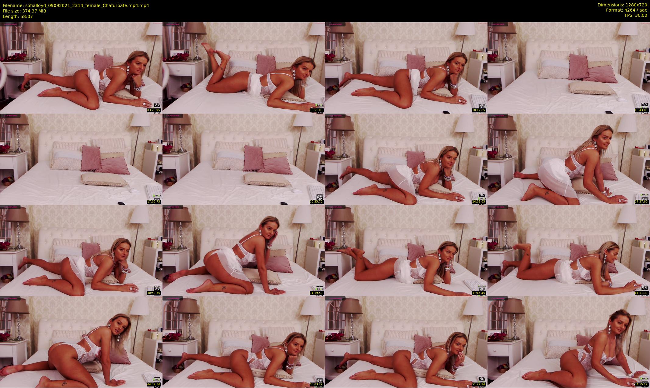 sofialloyd — 59 minute Chaturbate female cam show recording, 720p, Sep 9, 2021