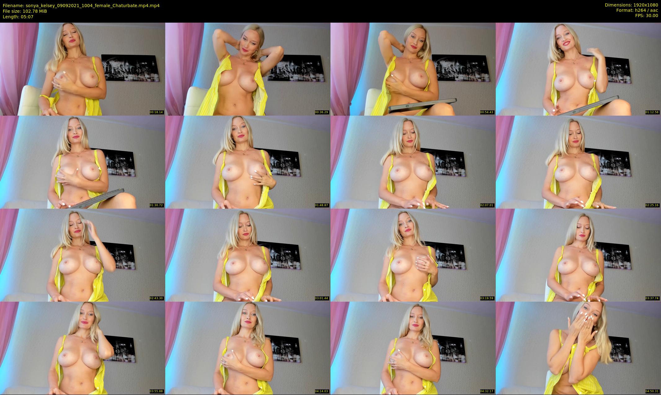 sonya_kelsey — 6 minute Chaturbate female cam show recording, 1080p, Sep 9, 2021