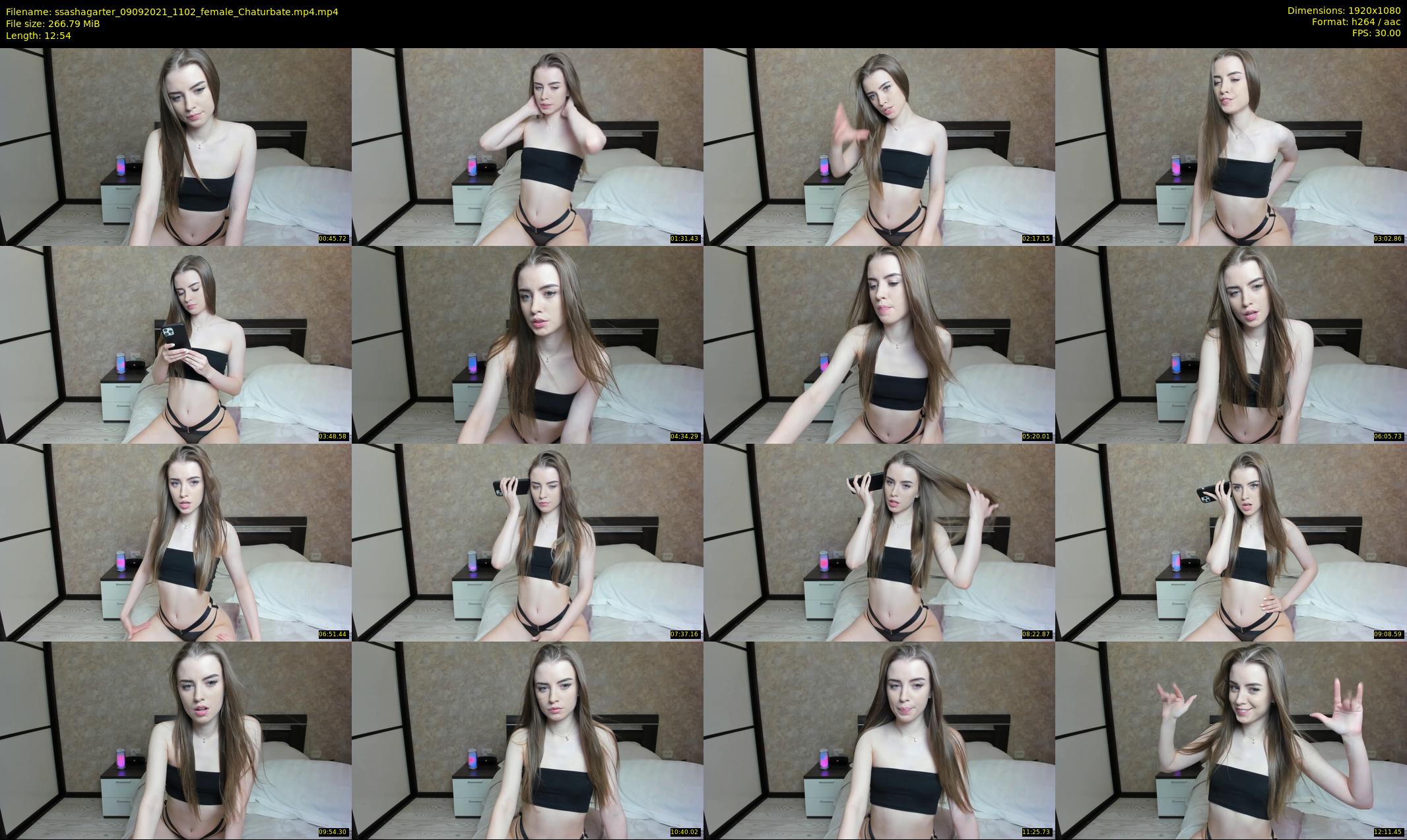 ssashagarter — 13 minute Chaturbate female cam show recording, 1080p, Sep 9, 2021