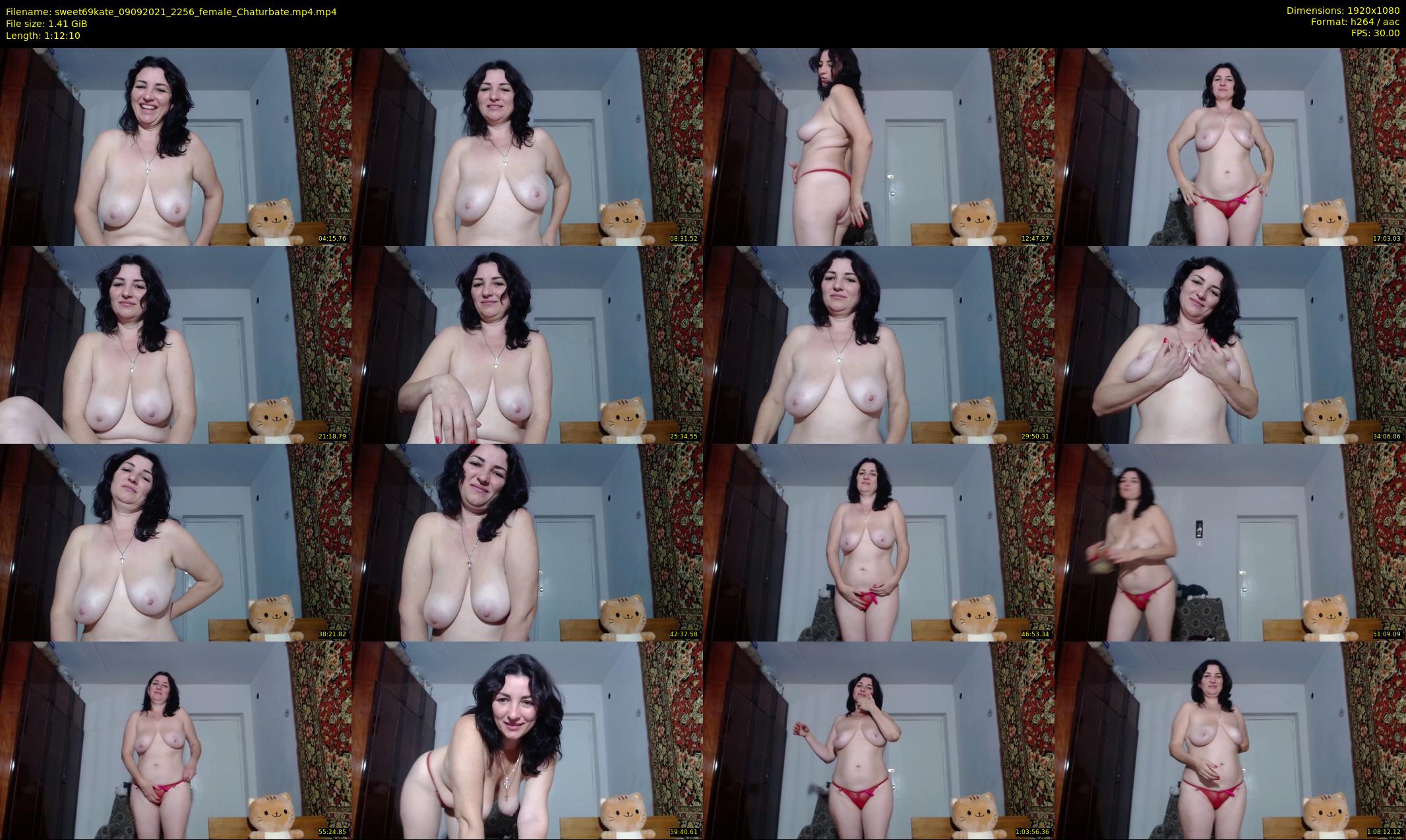 sweet69kate — 73 minute Chaturbate female cam show recording, 1080p, Sep 9, 2021