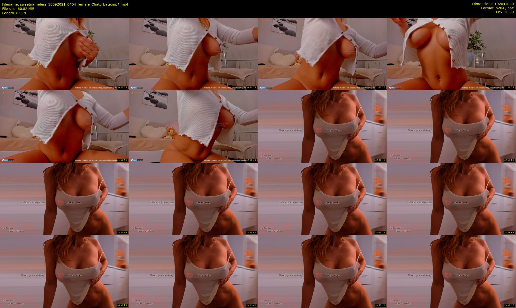 sweetnameless — 7 minute Chaturbate couple cam show recording, 1080p, Sep 10, 2021
