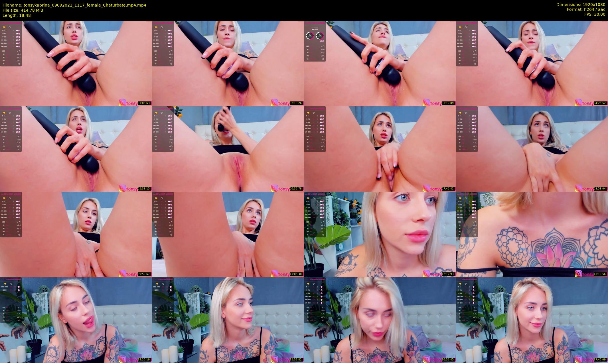 tonsykaprina — 19 minute Chaturbate couple cam show recording, 1080p, Sep 9, 2021