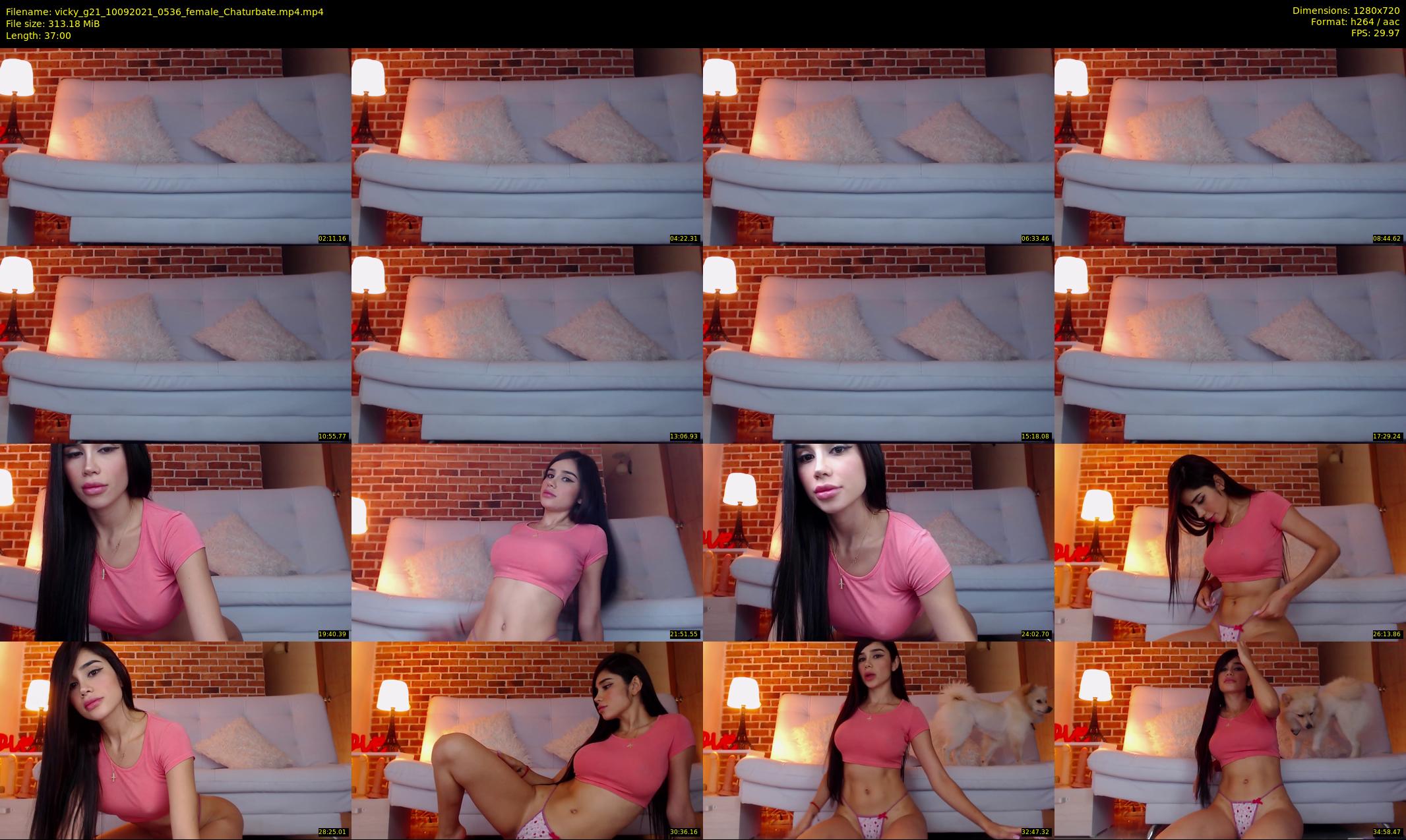 vicky_g21 — 37 minute Chaturbate female cam show recording, 720p, Sep 10, 2021