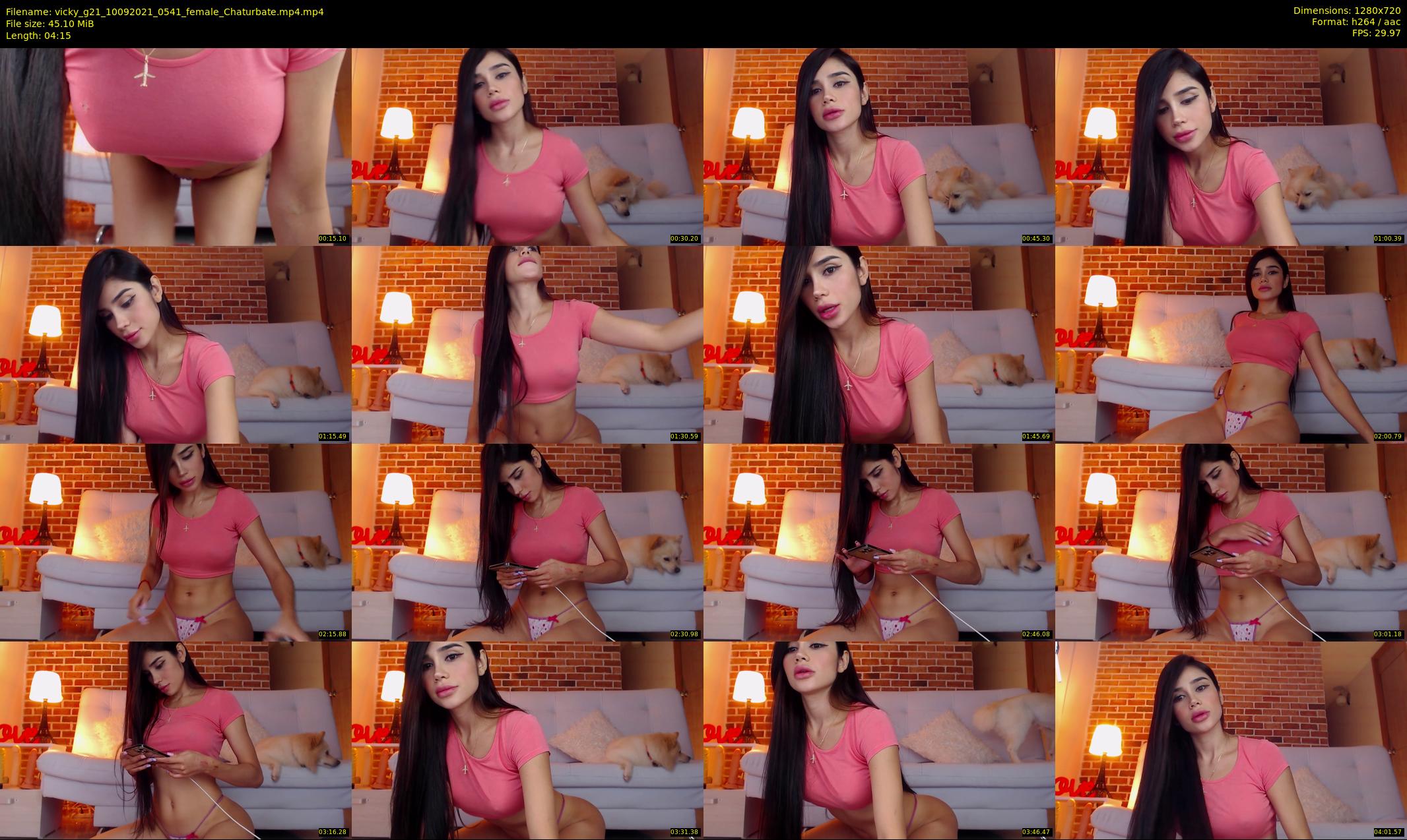 vicky_g21 — 5 minute Chaturbate female cam show recording, 720p, Sep 10, 2021