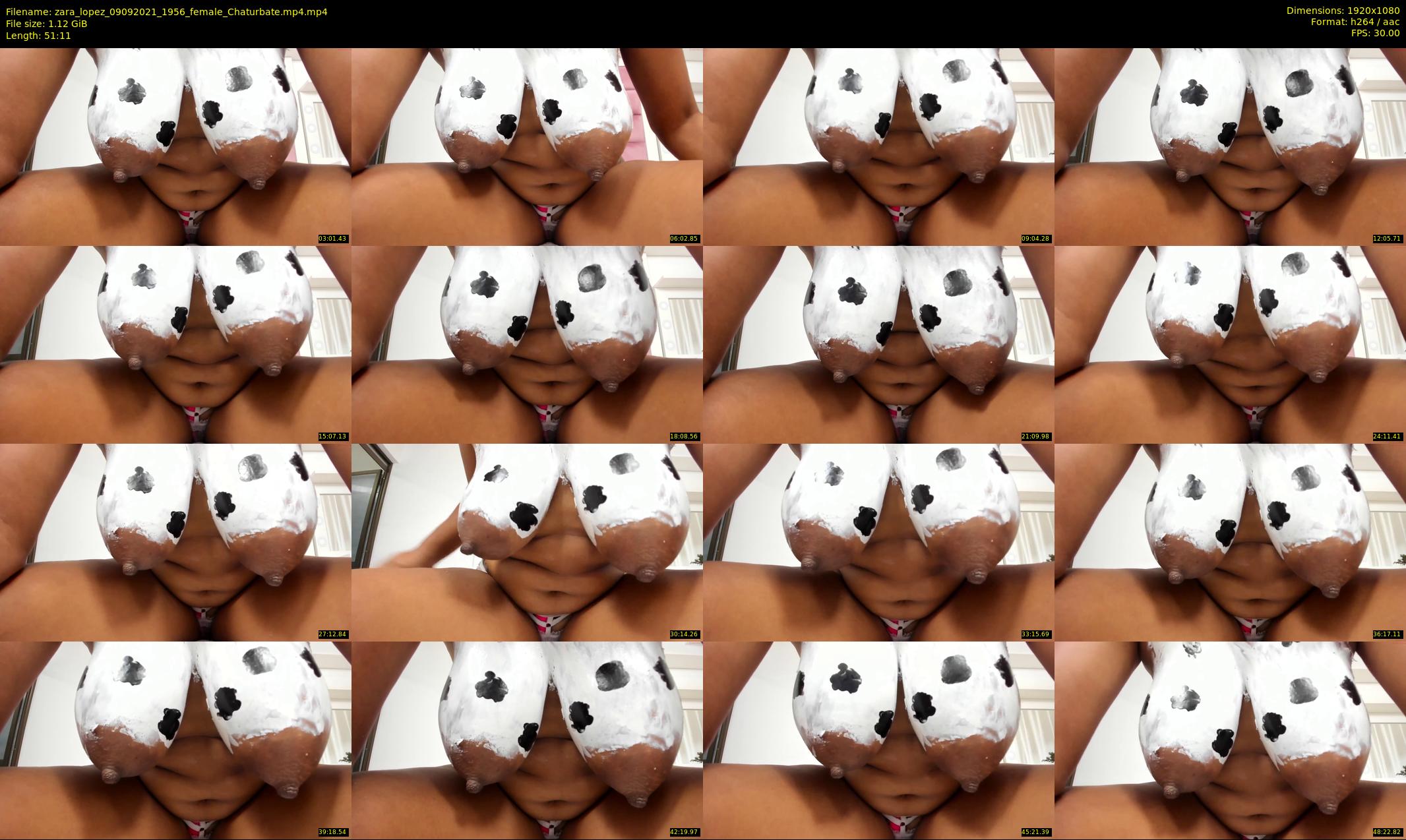 zara_lopez — 52 minute Chaturbate female cam show recording, 1080p, Sep 9, 2021
