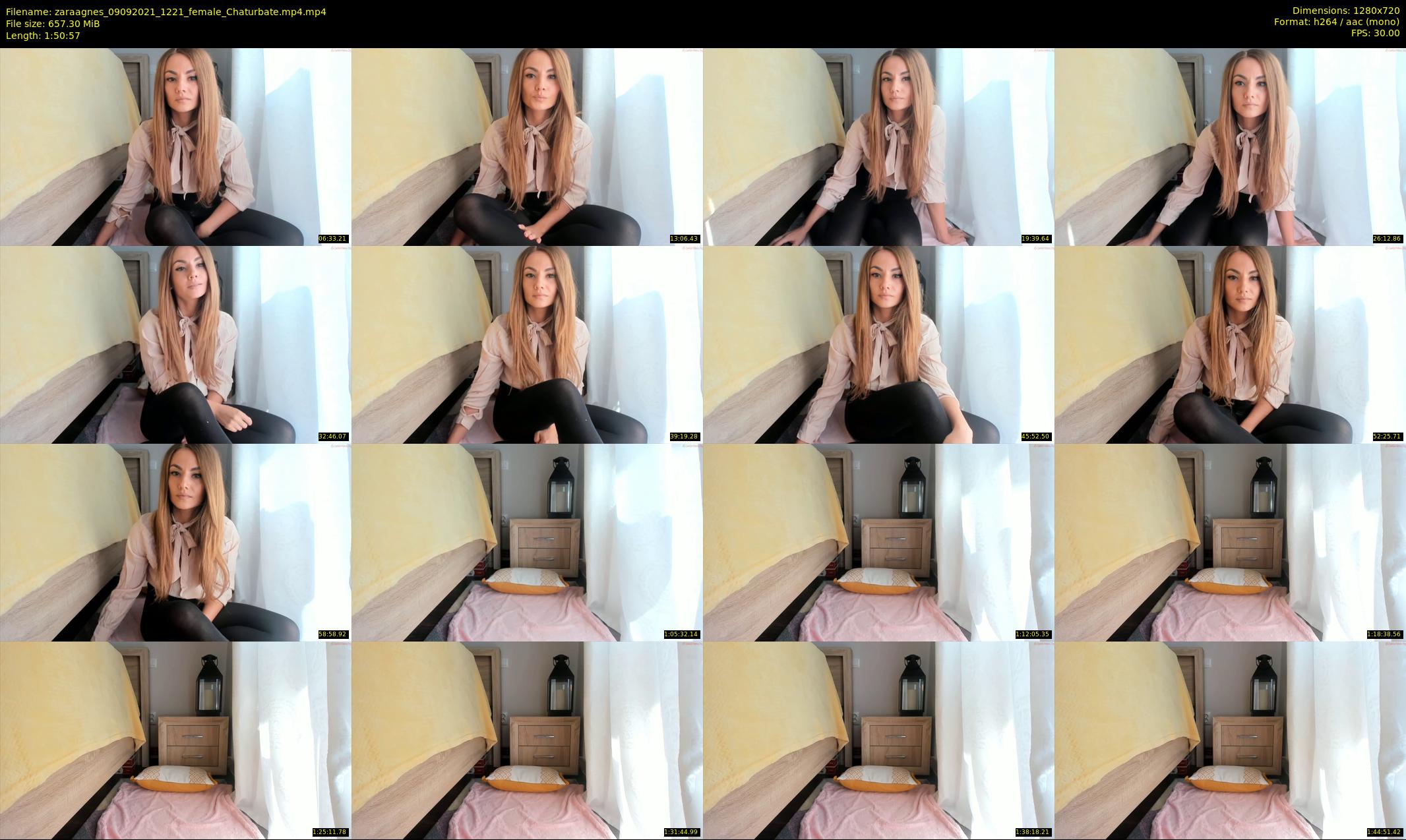 zaraagnes — 111 minute Chaturbate female cam show recording, 720p, Sep 9, 2021