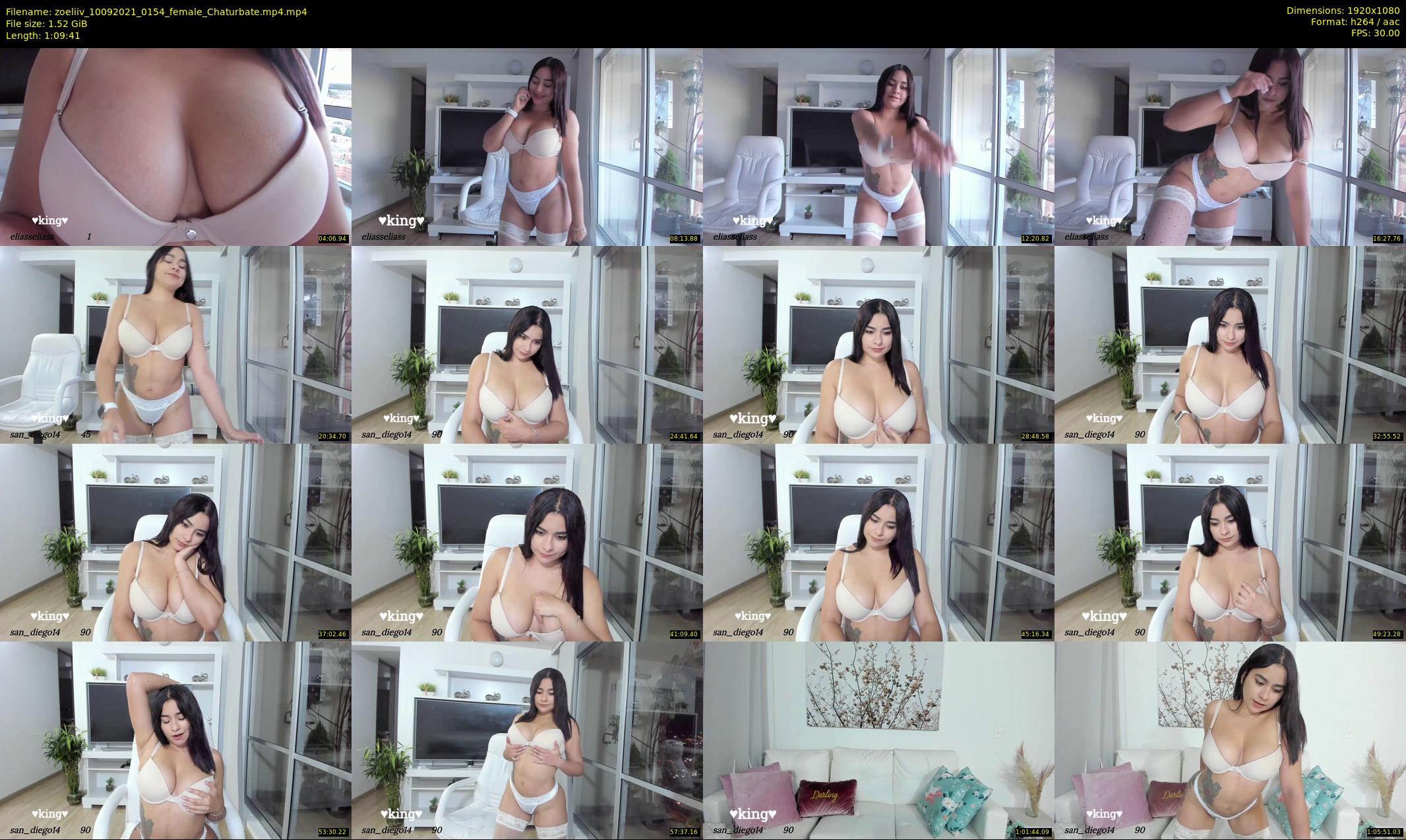 zoeliiv — 70 minute Chaturbate female cam show recording, 1080p, Sep 10, 2021