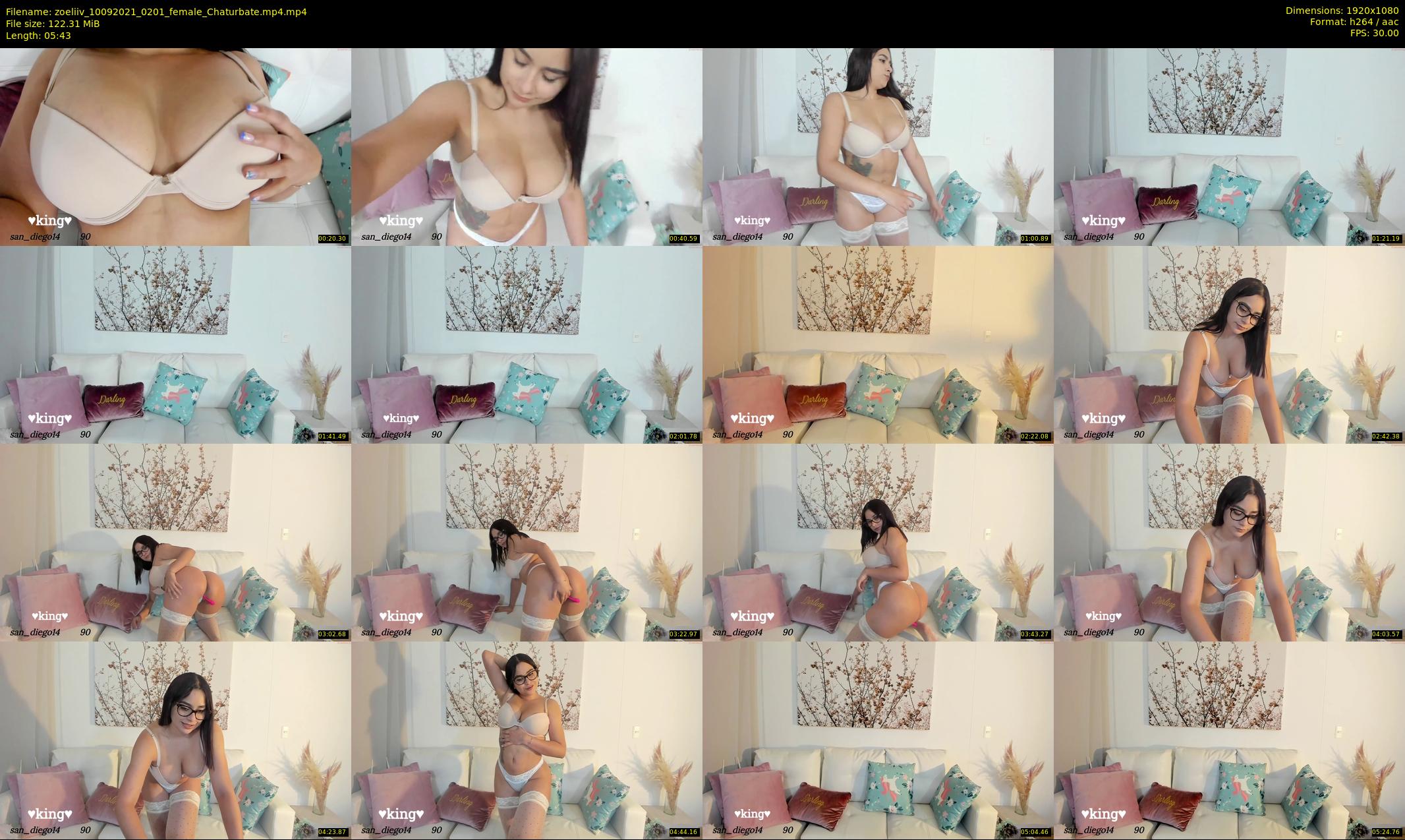 zoeliiv — 6 minute Chaturbate female cam show recording, 1080p, Sep 10, 2021