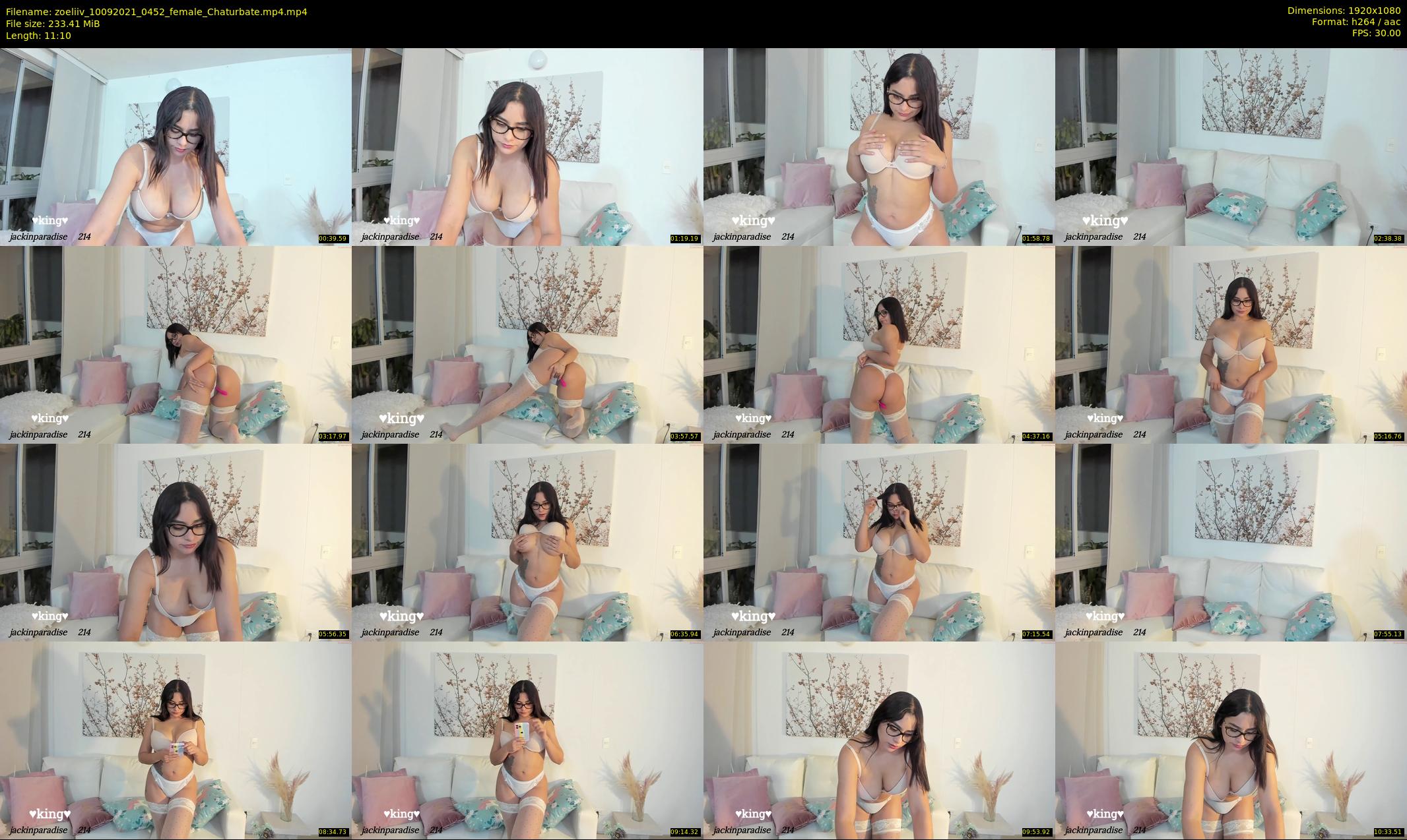 zoeliiv — 12 minute Chaturbate female cam show recording, 1080p, Sep 10, 2021