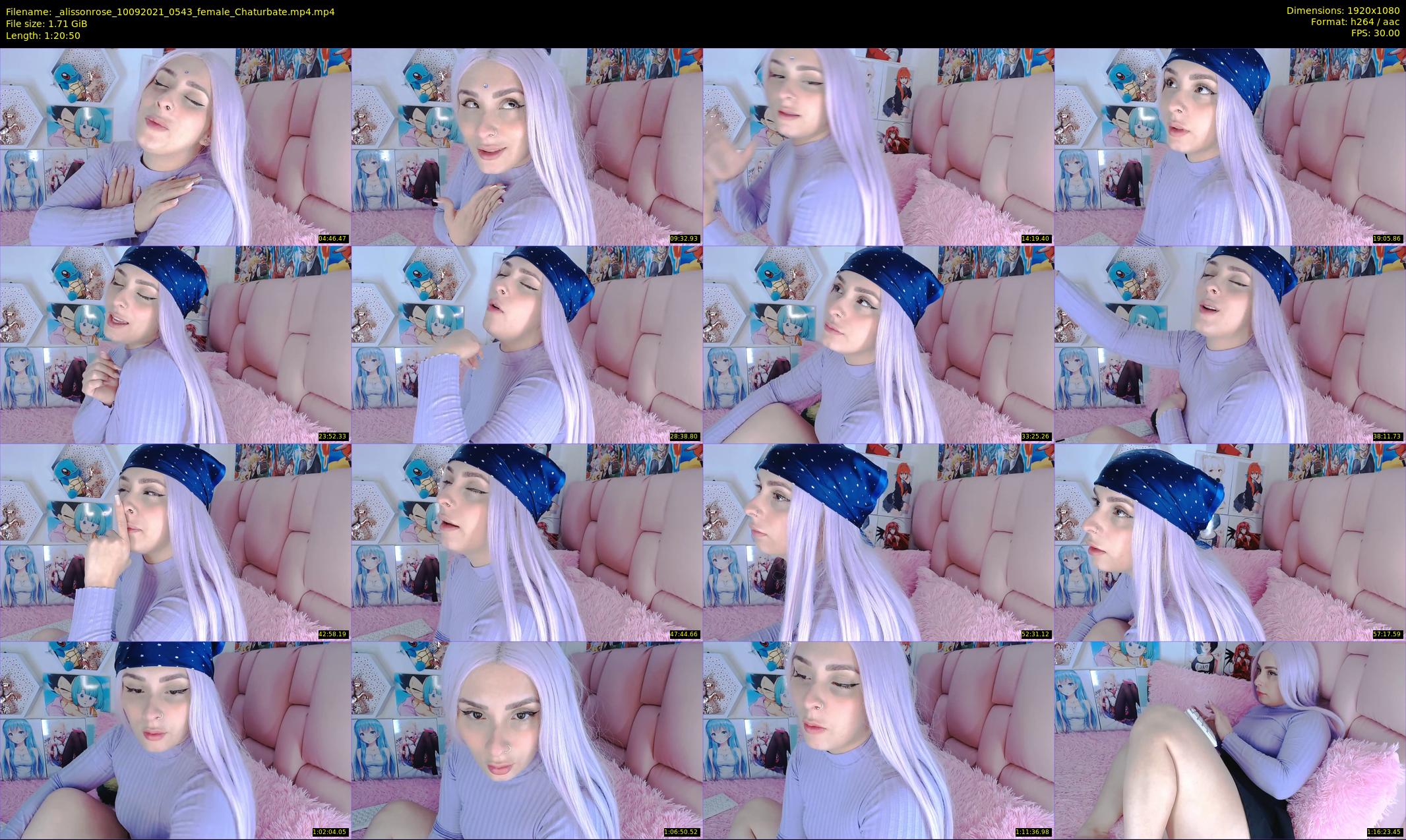 _alissonrose — 81 minute Chaturbate female cam show recording, 1080p, Sep 10, 2021