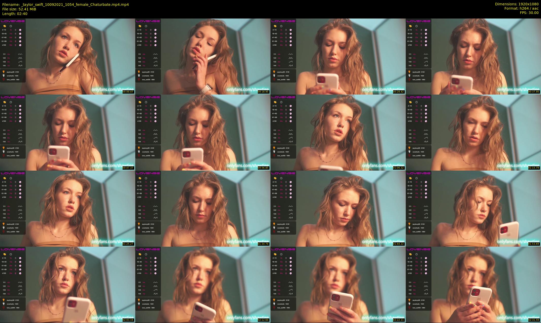 _taylor_swift — 3 minute Chaturbate female cam show recording, 1080p, Sep 10, 2021