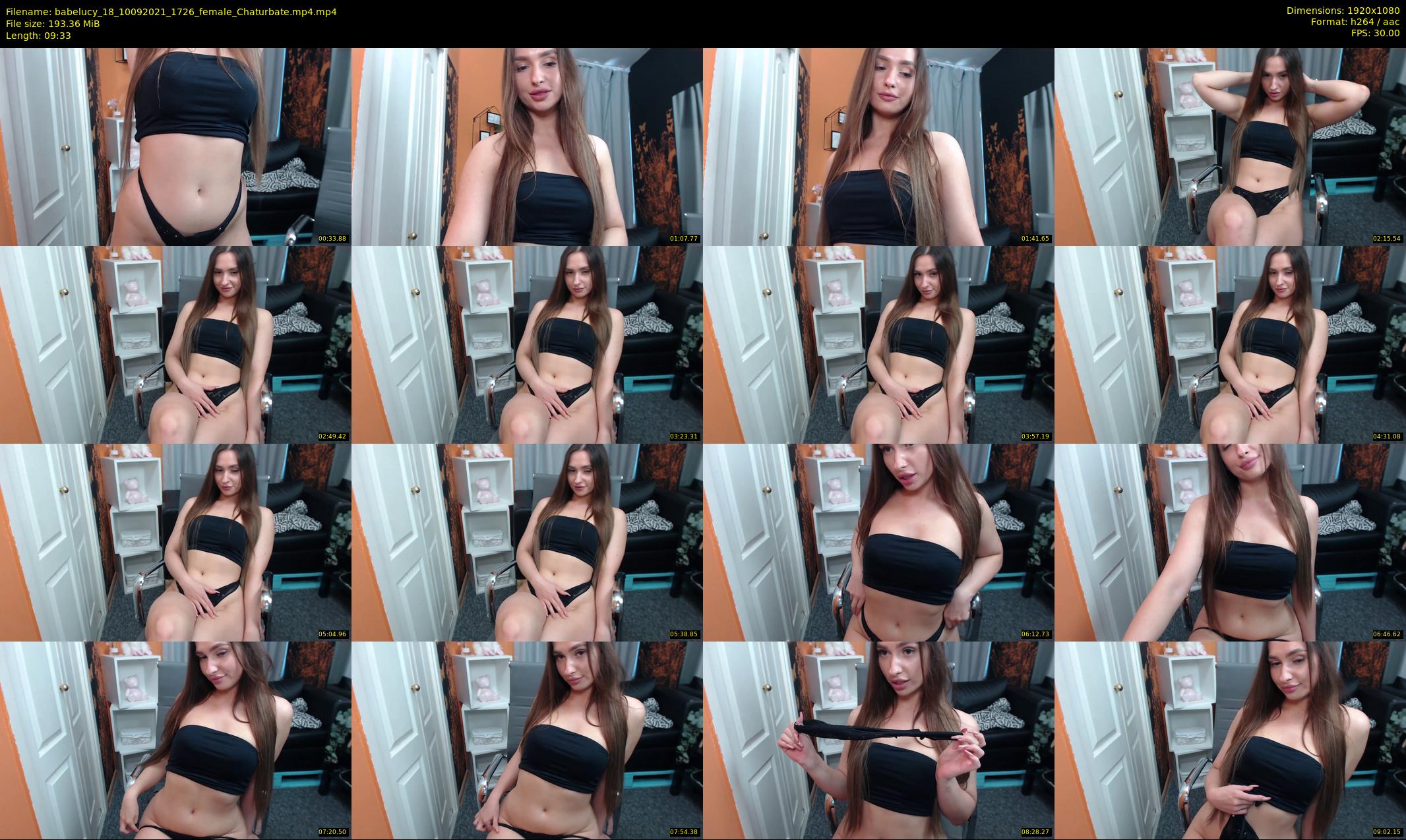 babelucy_18 — 10 minute Chaturbate female cam show recording, 1080p, Sep 10, 2021