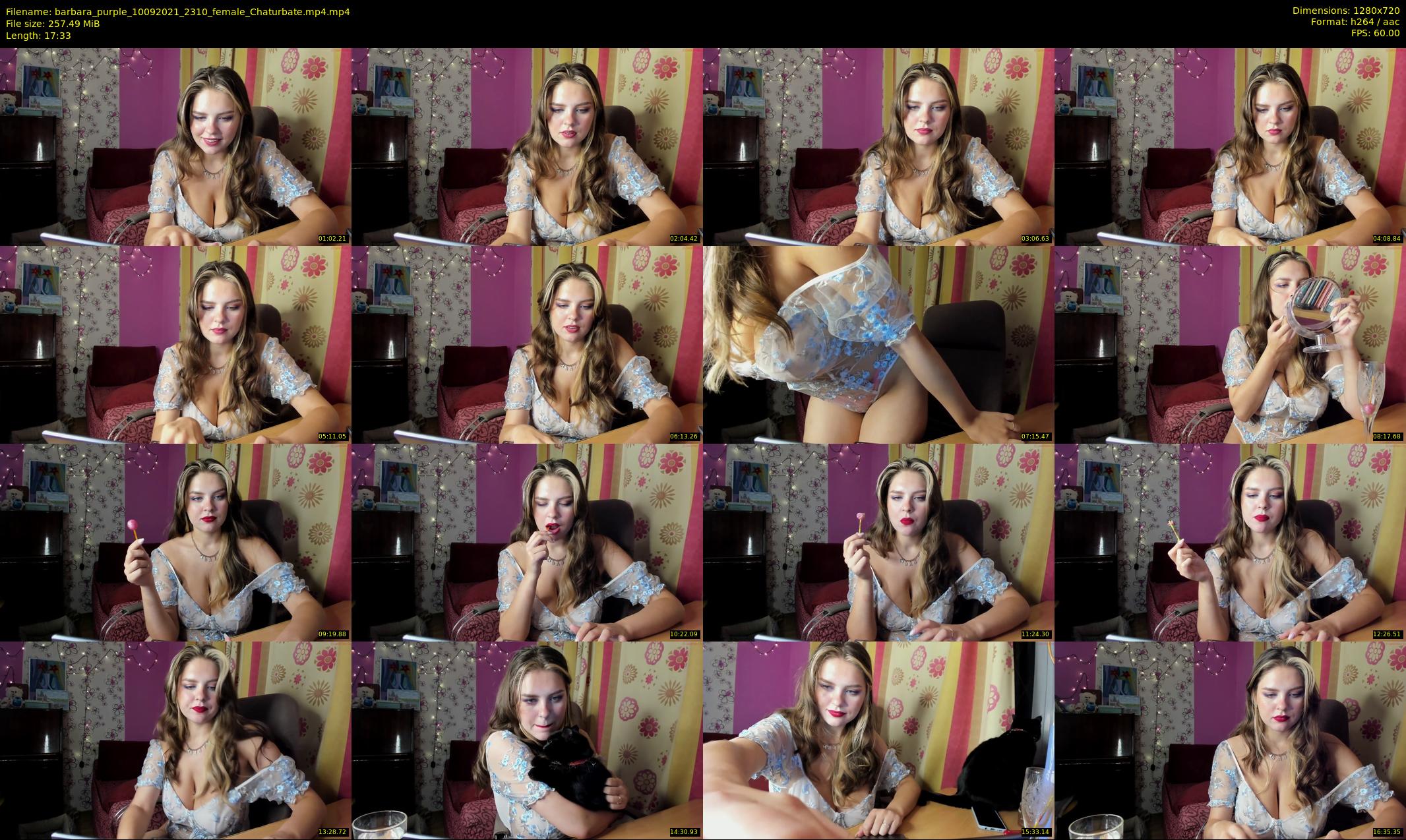 barbara_purple — 18 minute Chaturbate female cam show recording, 720p, Sep 10, 2021