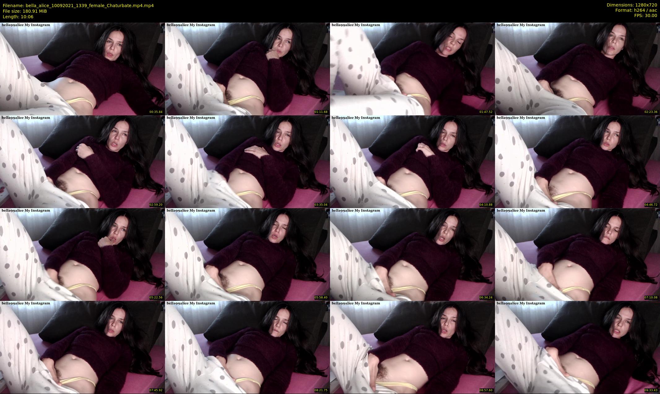 bella_alice — 11 minute Chaturbate female cam show recording, 720p, Sep 10, 2021