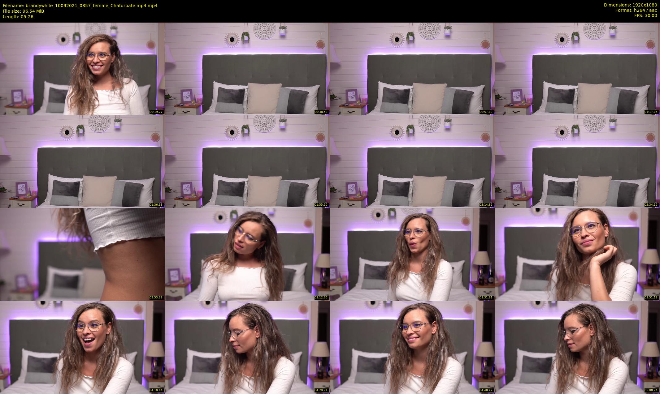 brandywhite — 6 minute Chaturbate female cam show recording, 1080p, Sep 10, 2021
