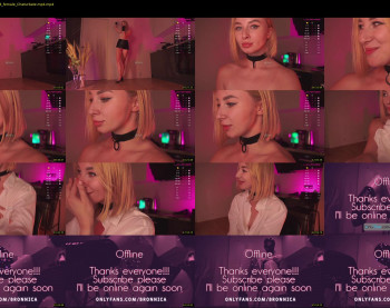 bronnica — 30 minute Chaturbate female cam show recording, 1080p, Sep 10, 2021