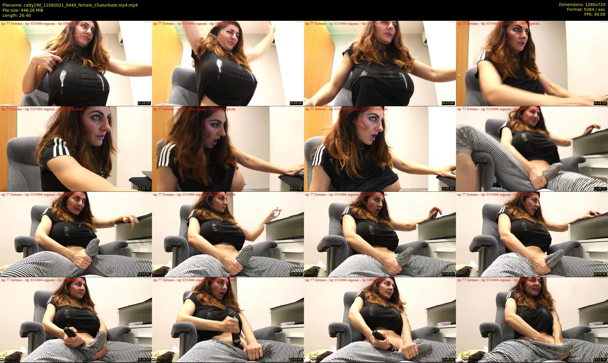 catty190 — 27 minute Chaturbate female cam show recording, 720p, Sep 11, 2021