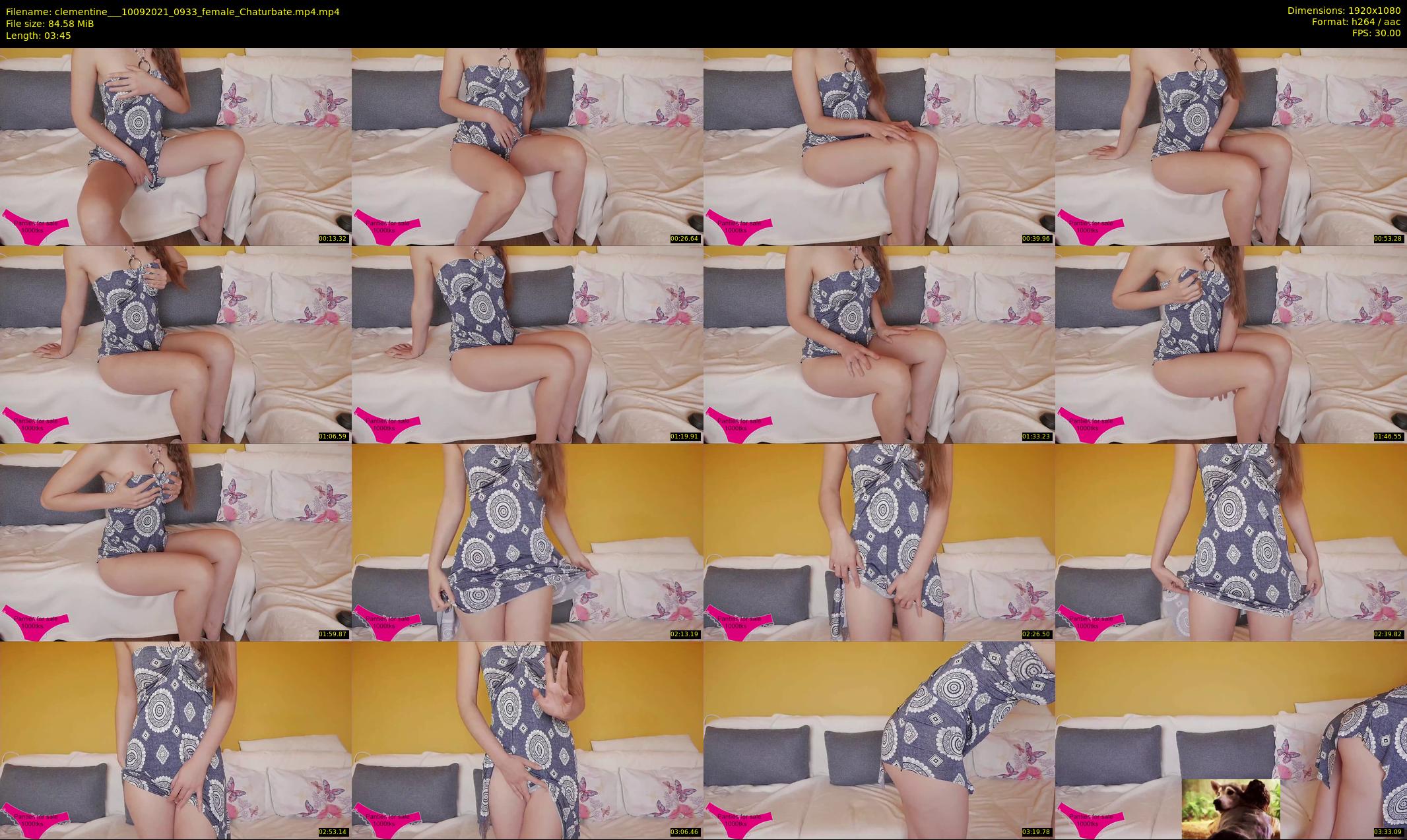 clementine__ — 4 minute Chaturbate female cam show recording, 1080p, Sep 10, 2021