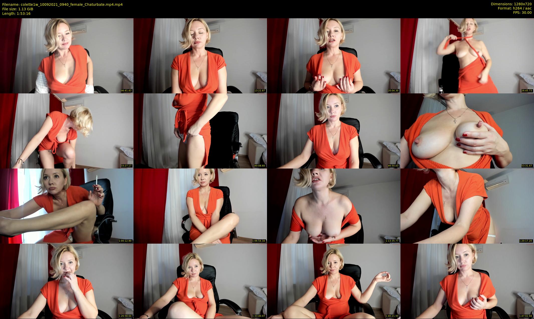 colette1w — 114 minute Chaturbate female cam show recording, 720p, Sep 10, 2021
