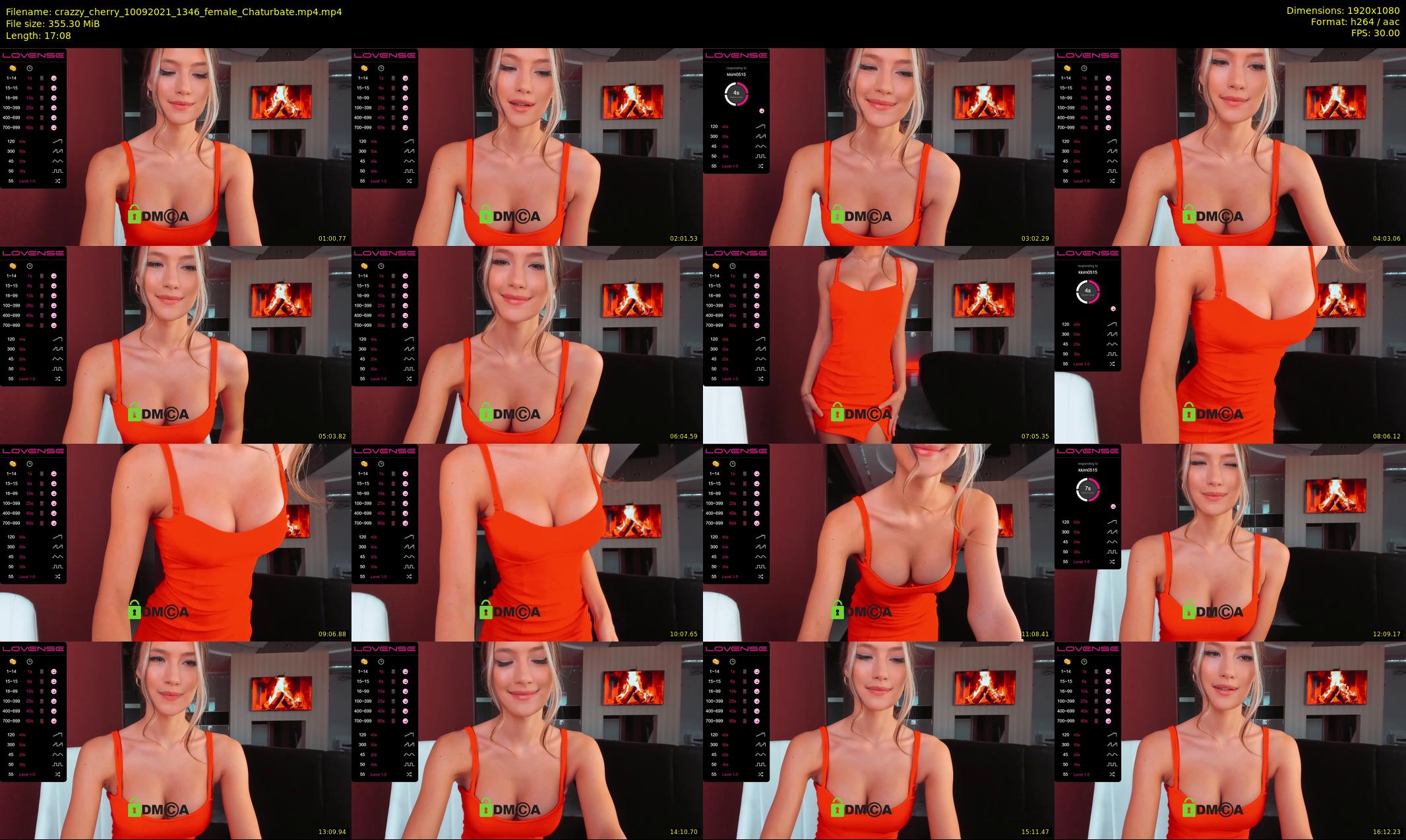 crazzy_cherry — 18 minute Chaturbate female cam show recording, 1080p, Sep 10, 2021