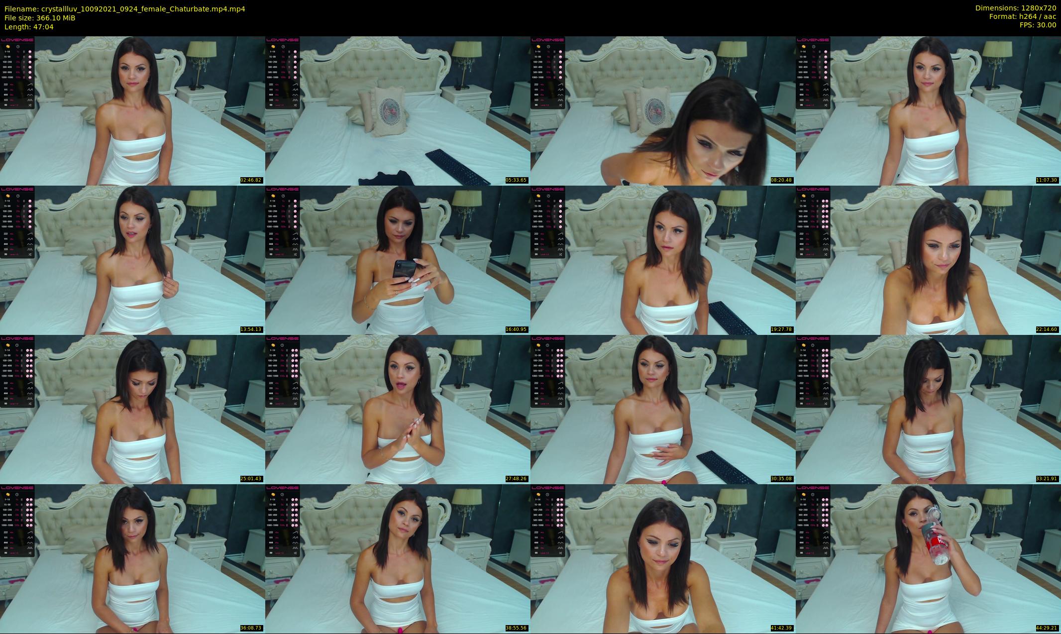 crystallluv — 48 minute Chaturbate female cam show recording, 720p, Sep 10, 2021