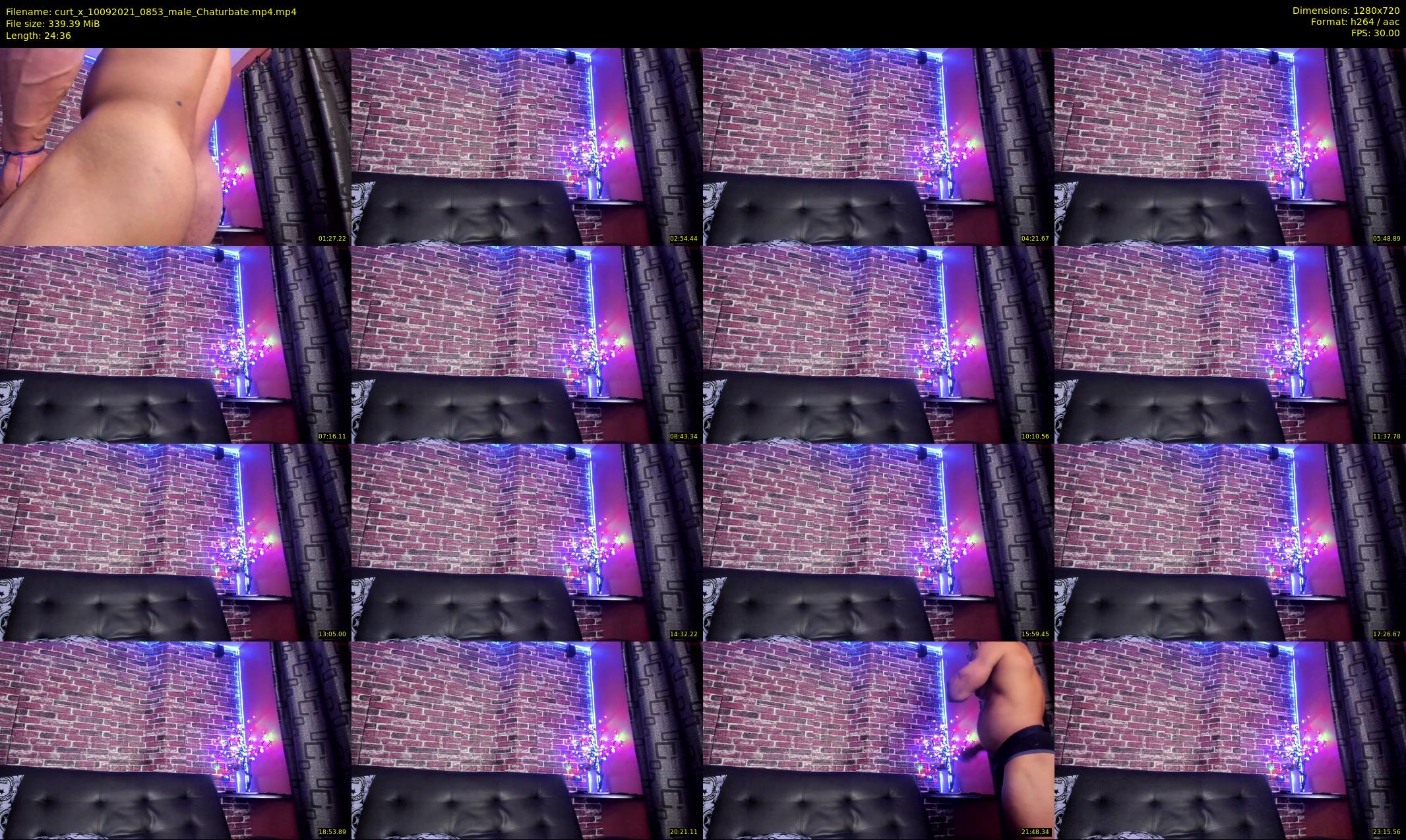 curt_x — 25 minute Chaturbate male cam show recording, 720p, Sep 10, 2021