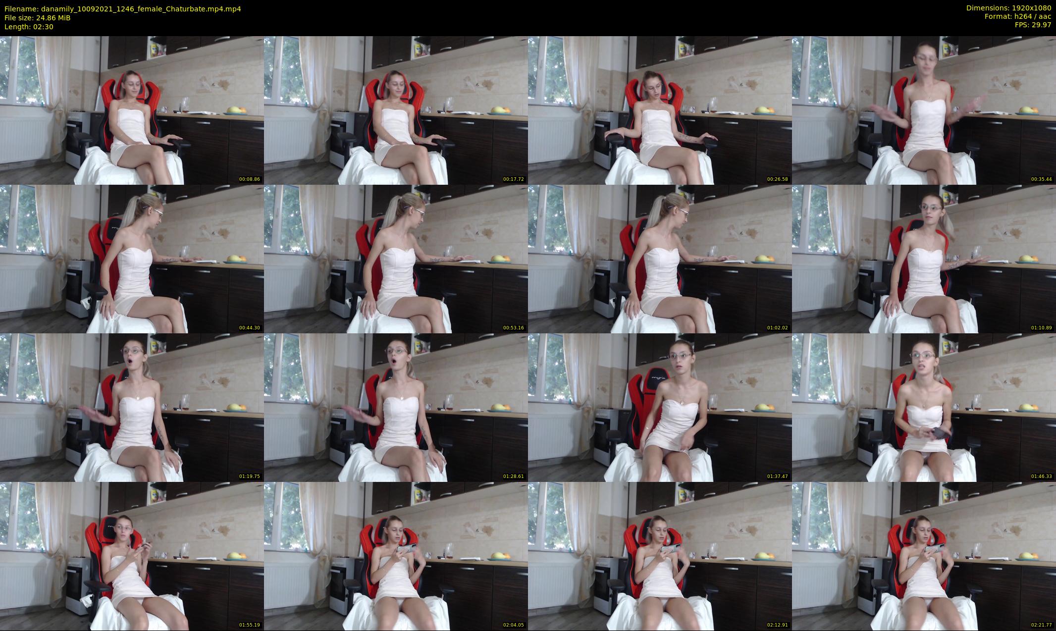 danamily — 3 minute Chaturbate female cam show recording, 1080p, Sep 10, 2021
