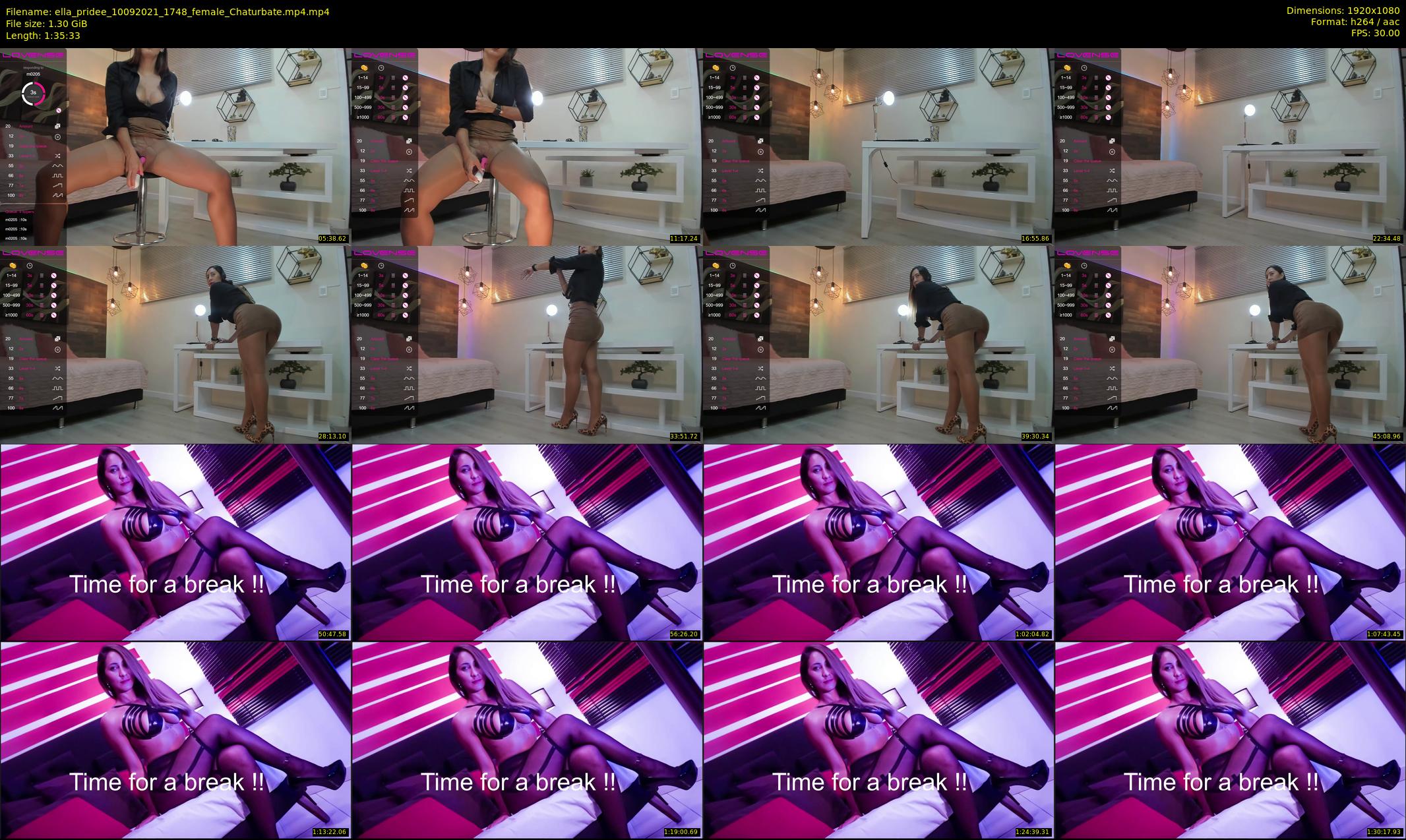 ella_pridee — 96 minute Chaturbate female cam show recording, 1080p, Sep 10, 2021