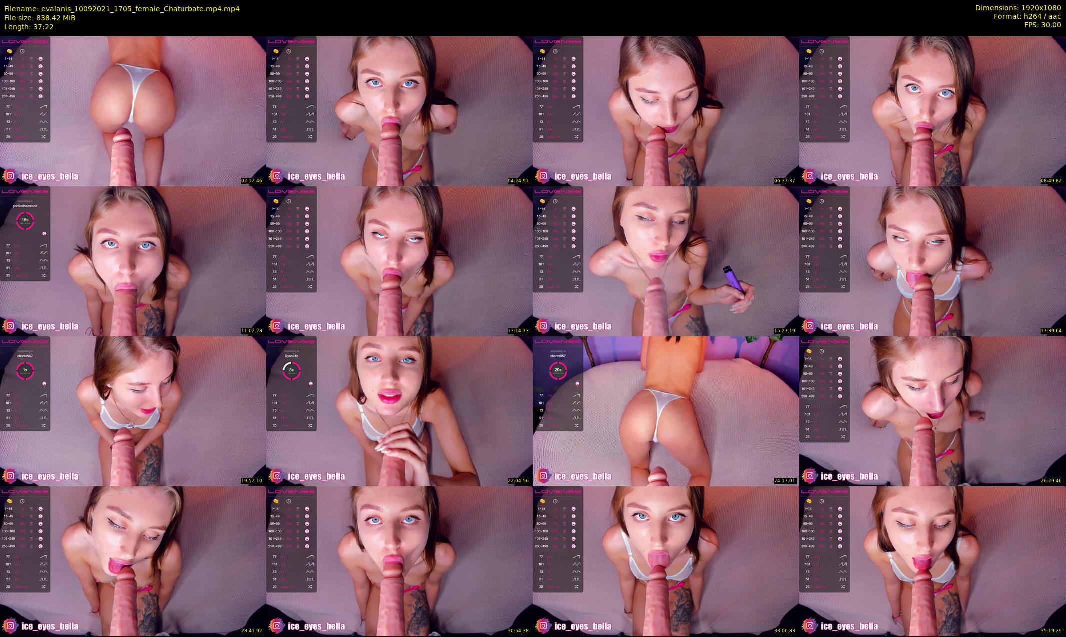 evalanis — 38 minute Chaturbate couple cam show recording, 1080p, Sep 10, 2021